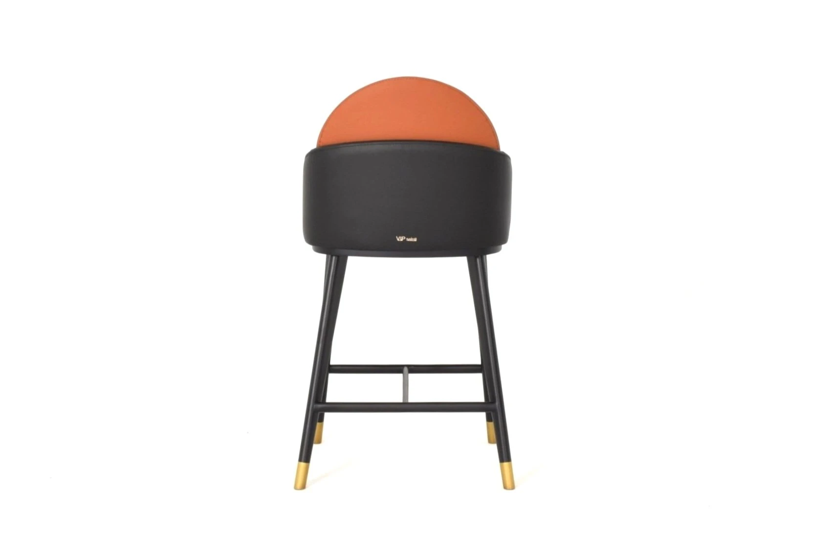 Back side view of AURORA contemporary barstool