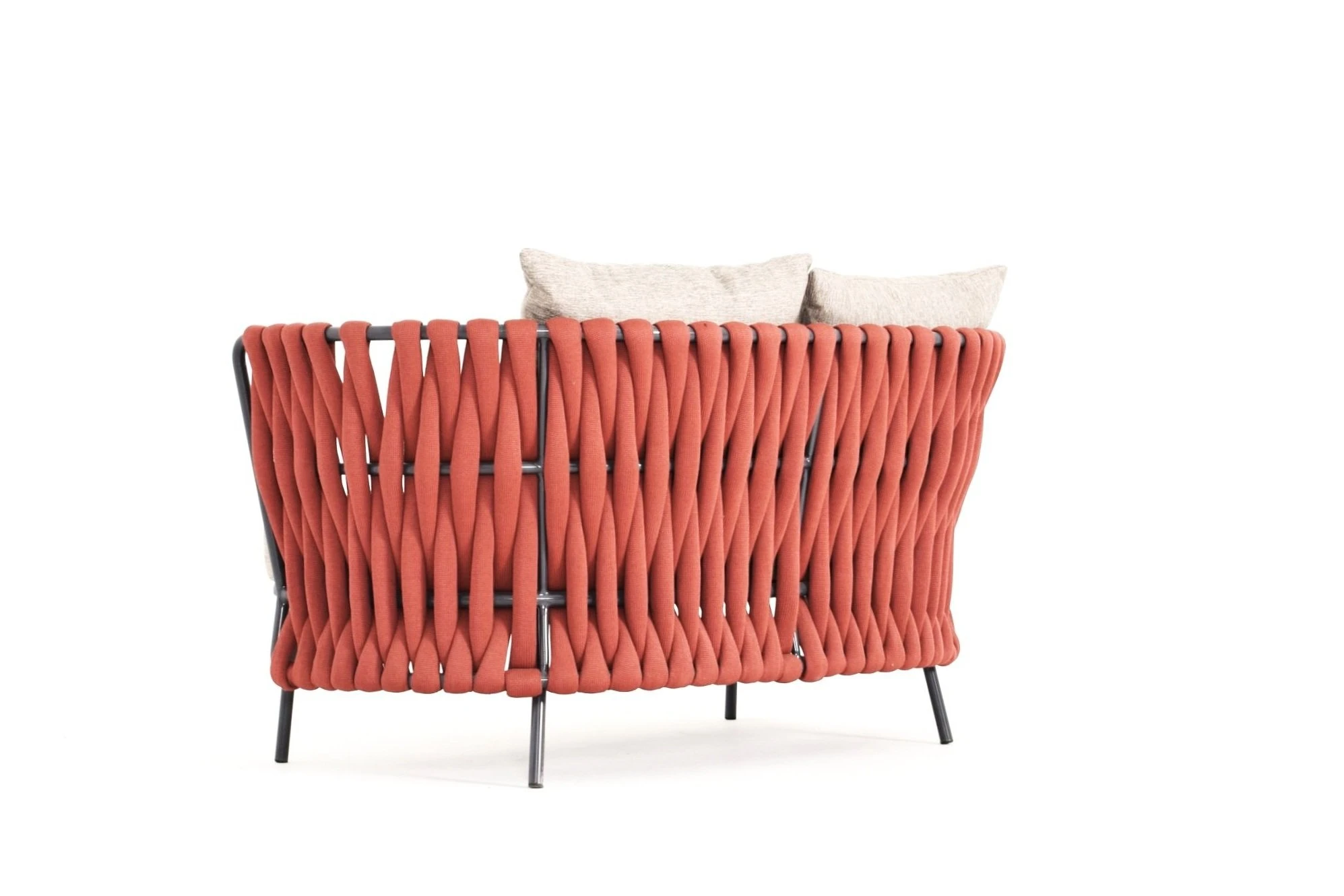 The Belt modern outdoor sofa back view