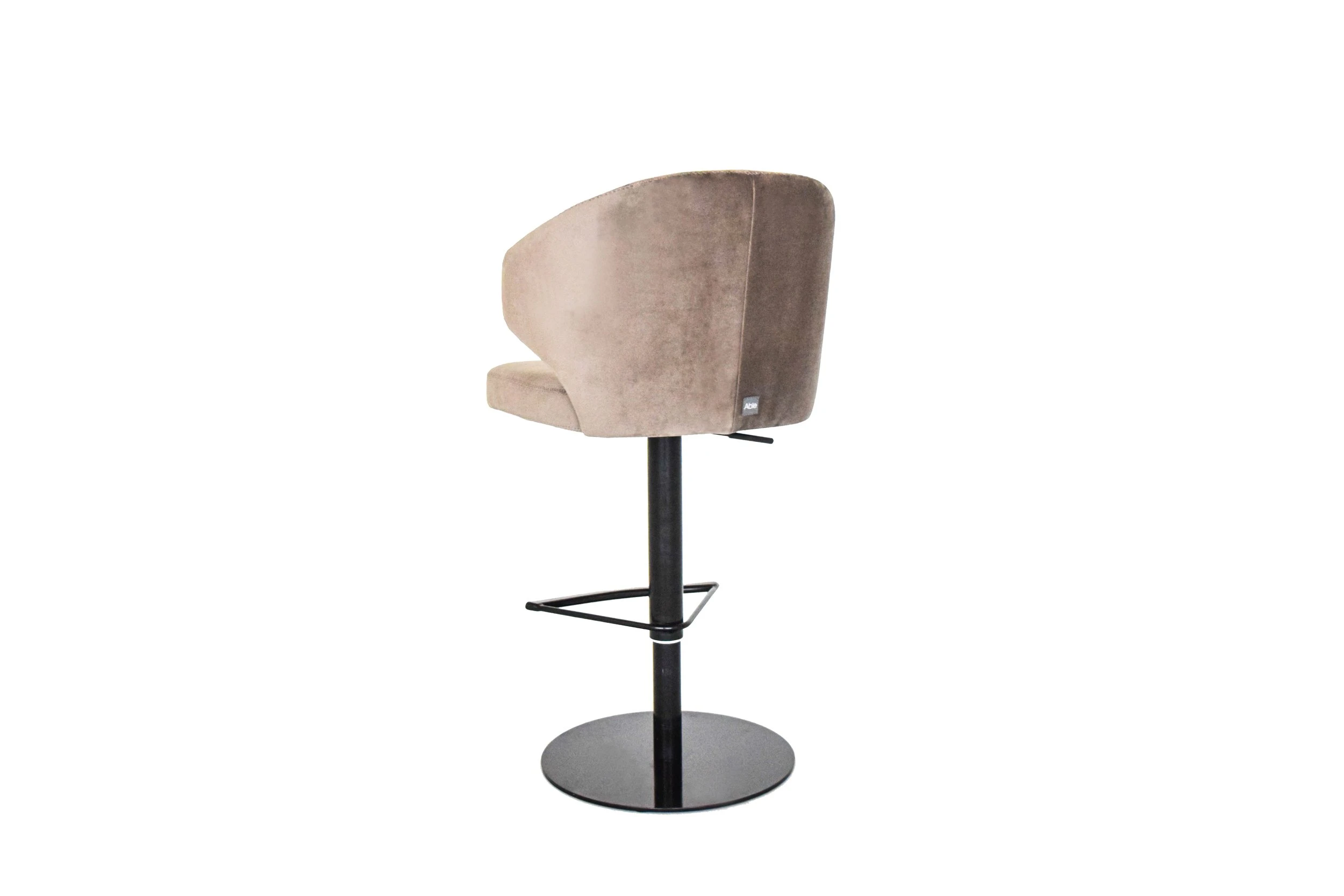 .Left-back side display of Divina Barstool