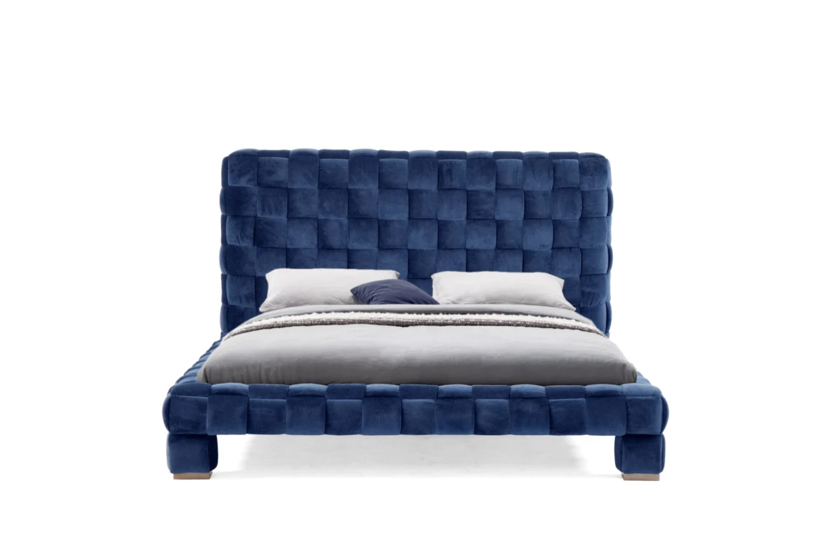Front facing view of Dreamer upholstered bed