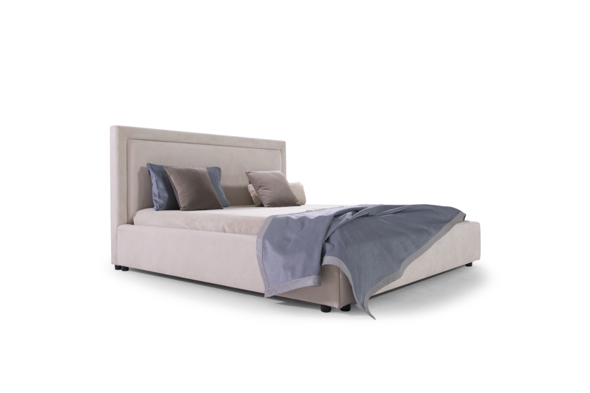 Frame upholstered double bed