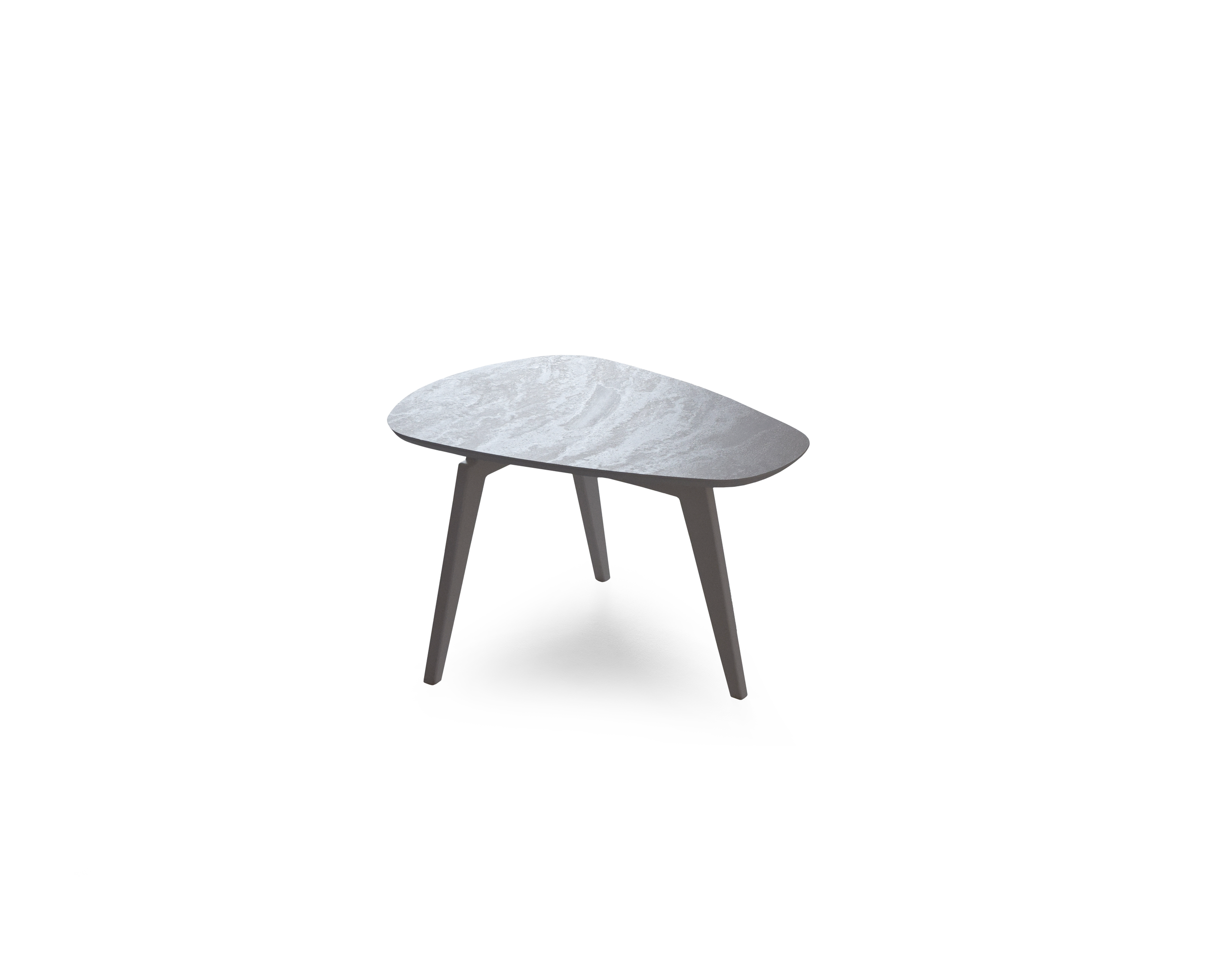 Front top view of coffee table and side tables
