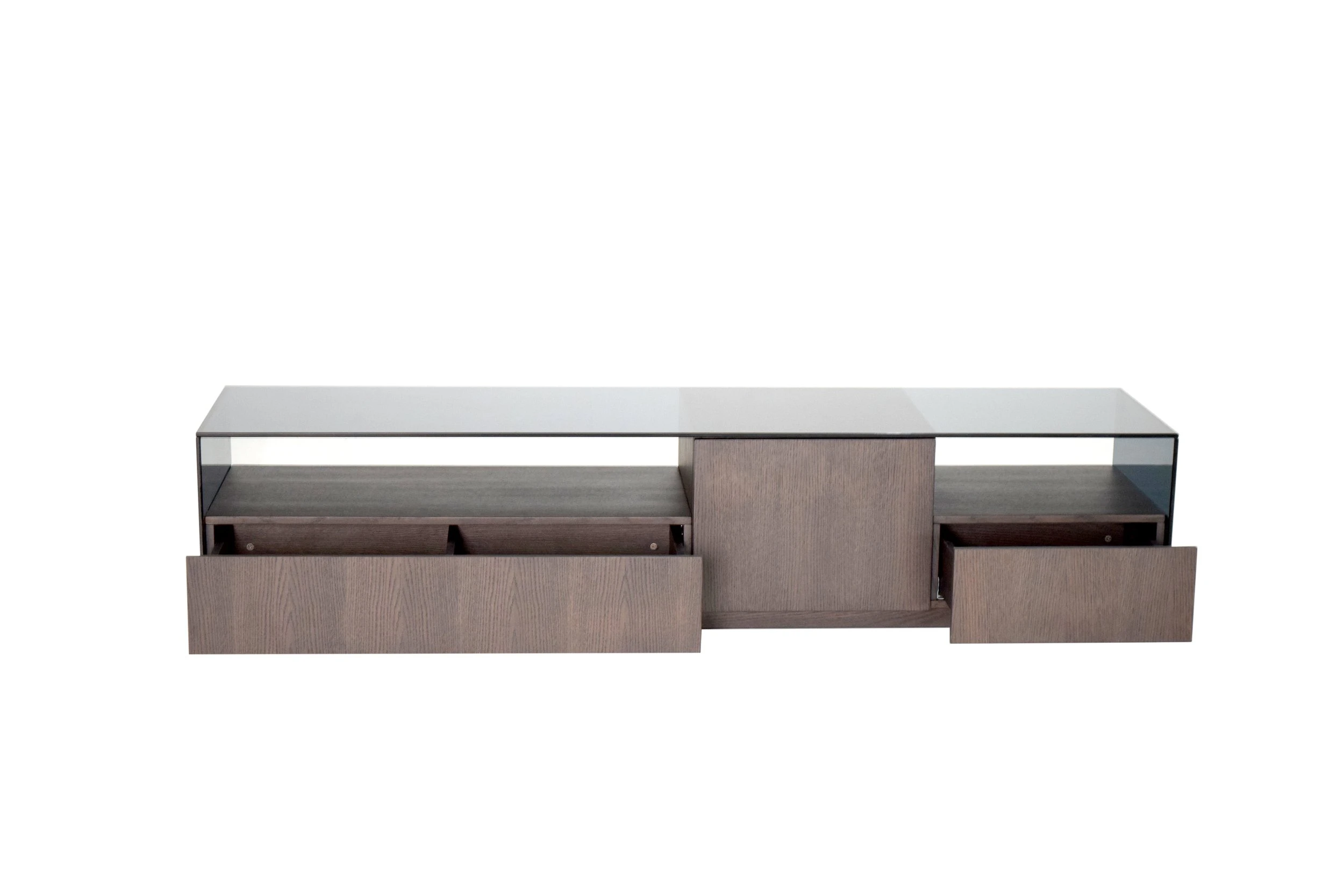 Detail of Piero sideboard storage cabinet drawers
