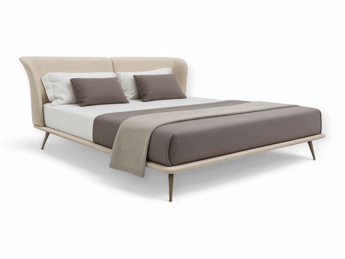 Front perspective of Roses queen bed