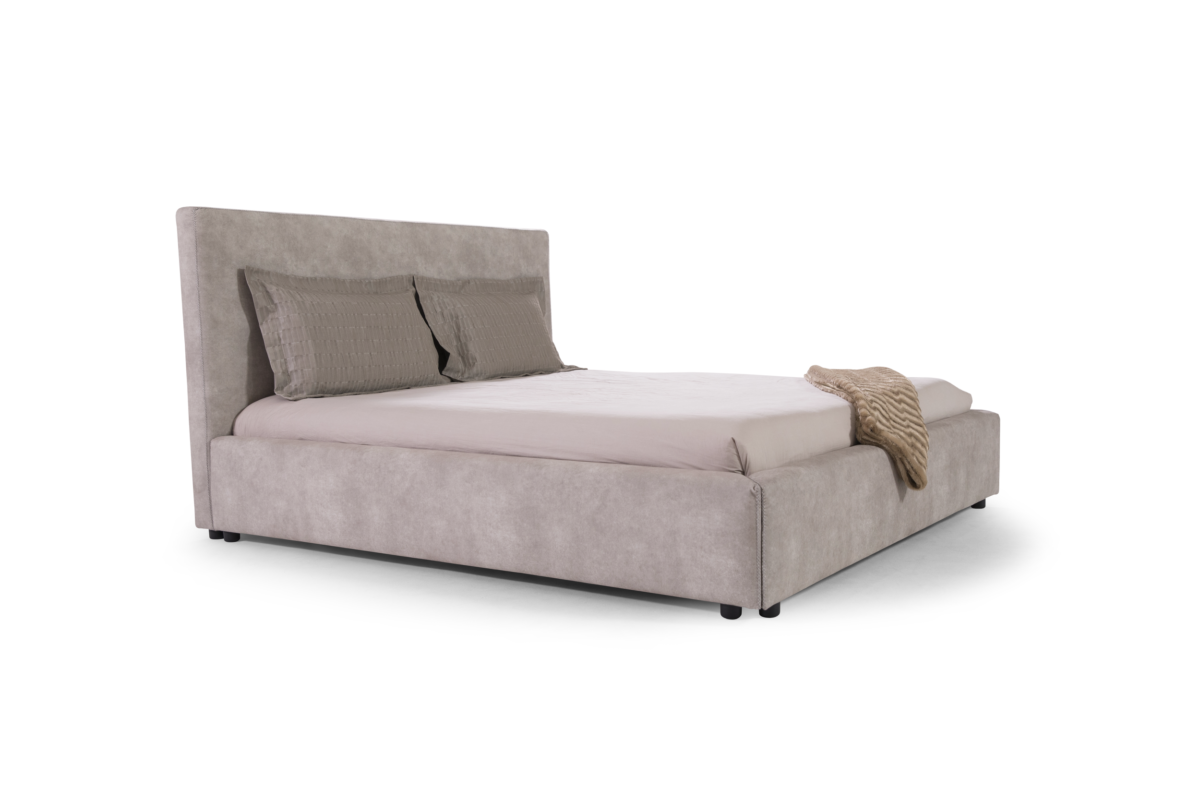 The Standard Bed with upholstered headboard