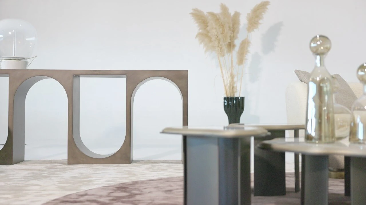 Upsy Daisy hallway sideboard in a modern interior setup