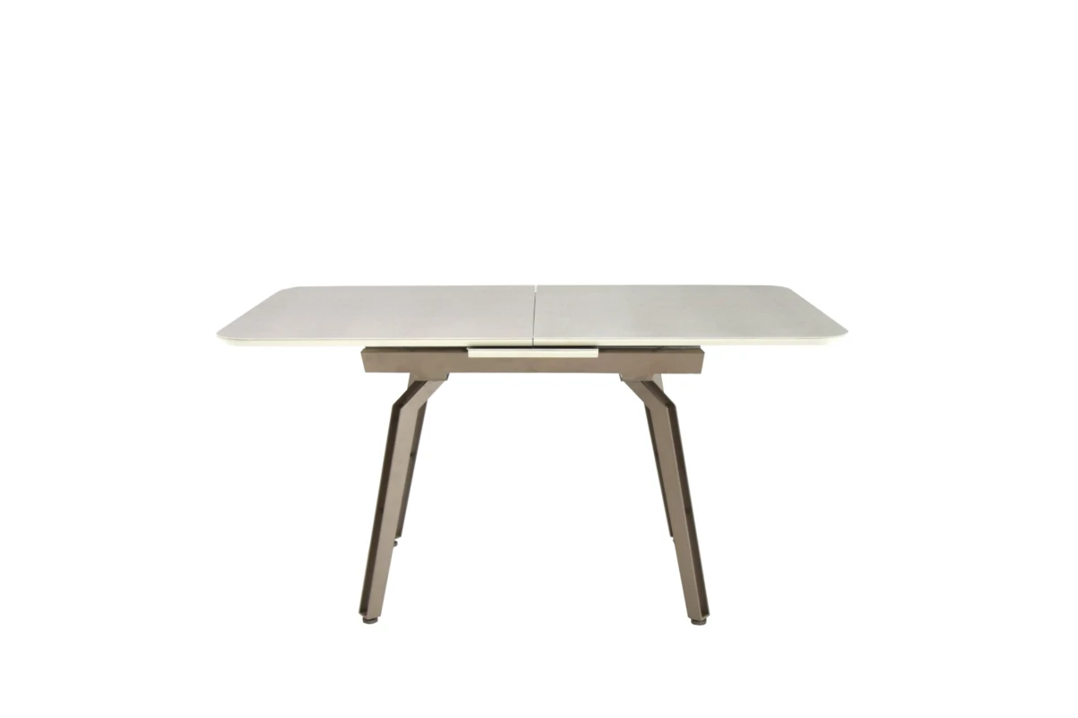 Front view of Vegas modern dining table extendable