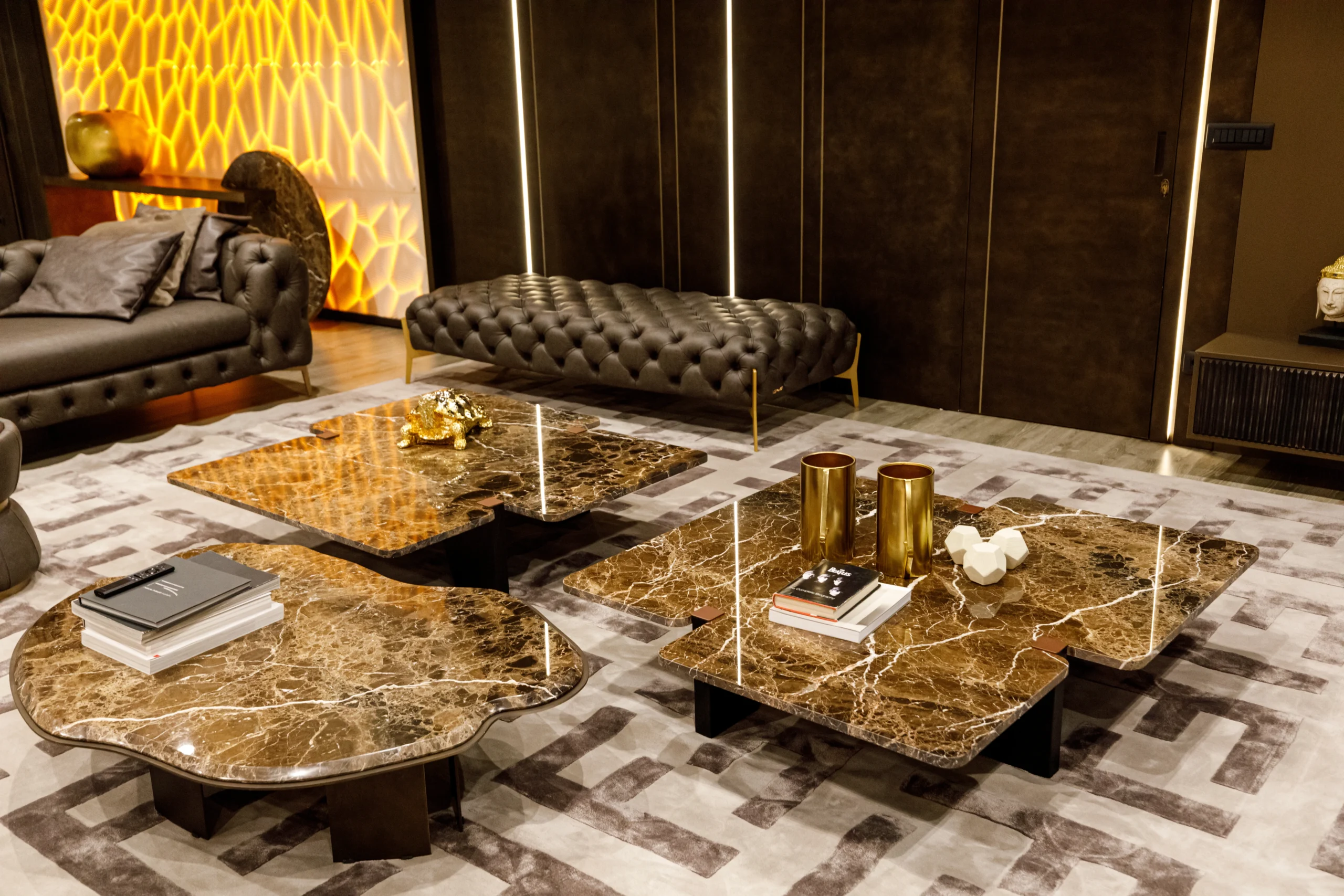 Adore Forma coffee table in a designer lounge setting
