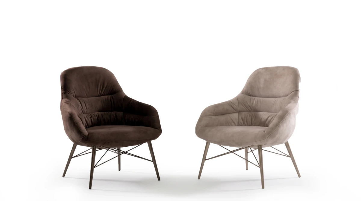 Allison armchair on white background