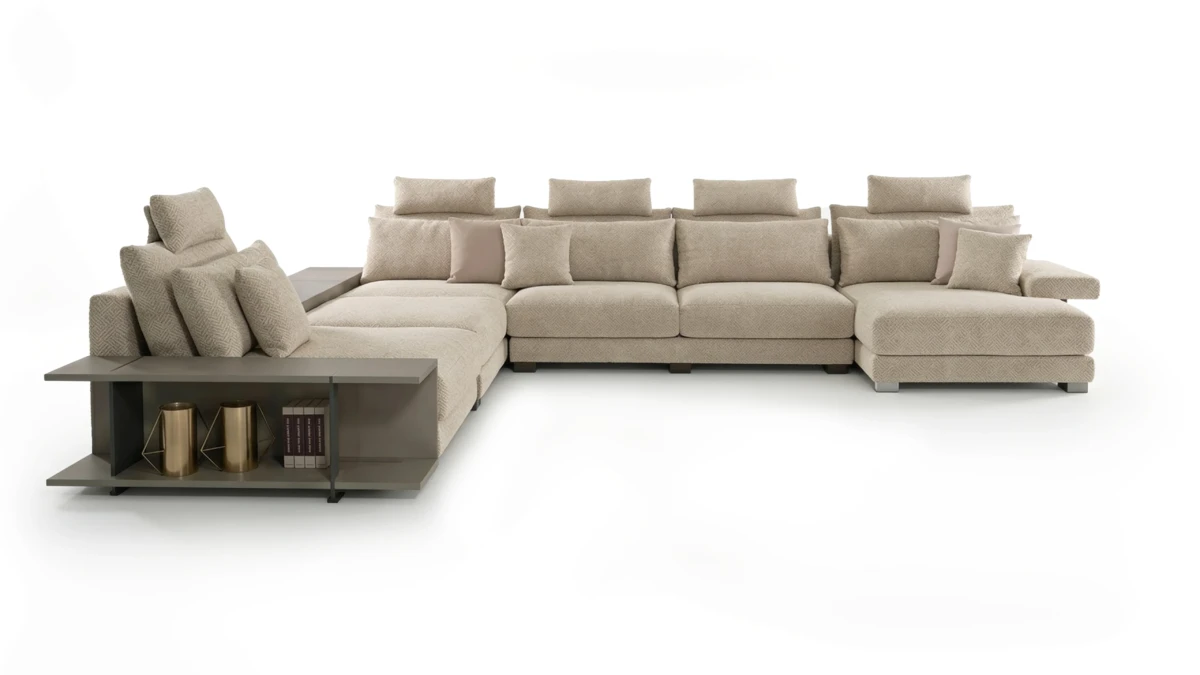 Alto sectional sofa on white background
