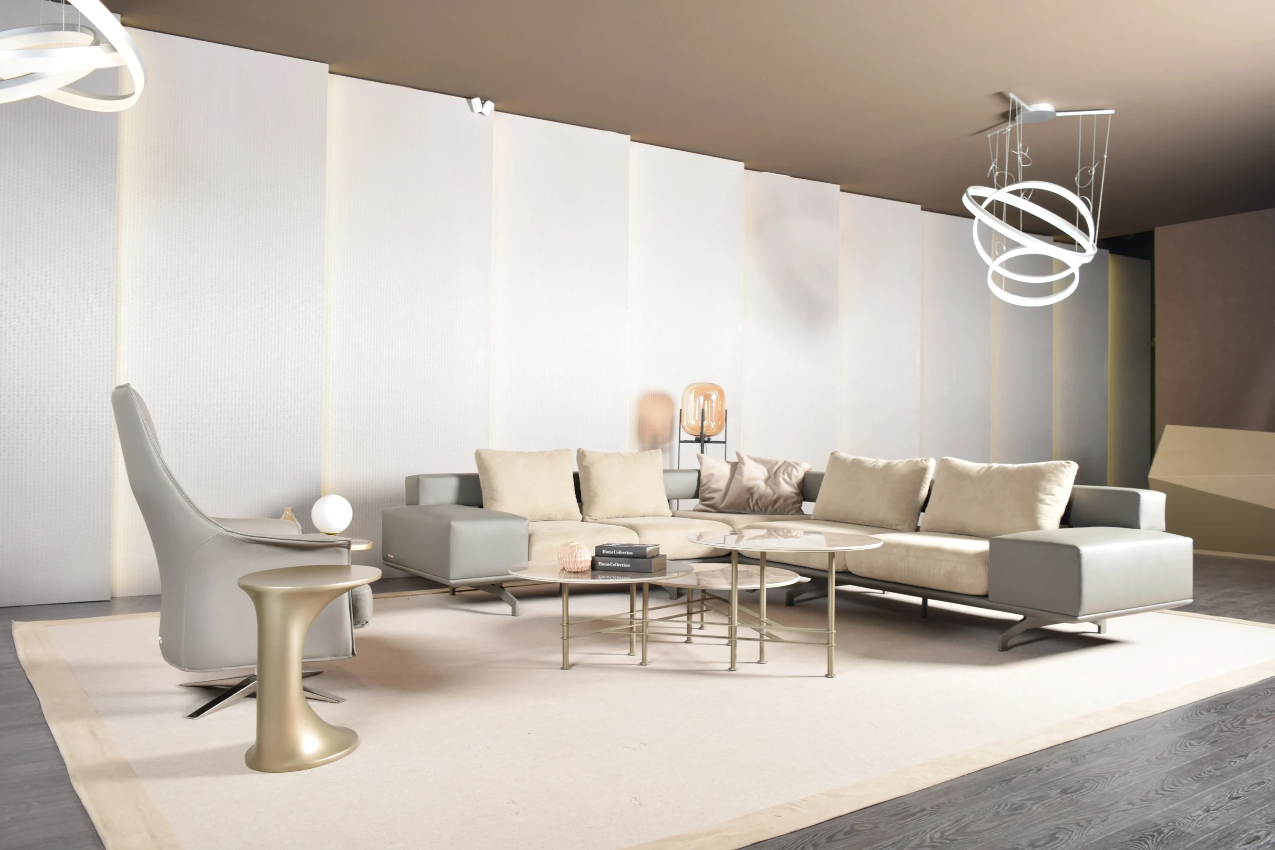 Amelia coffee table in a modern living room setting