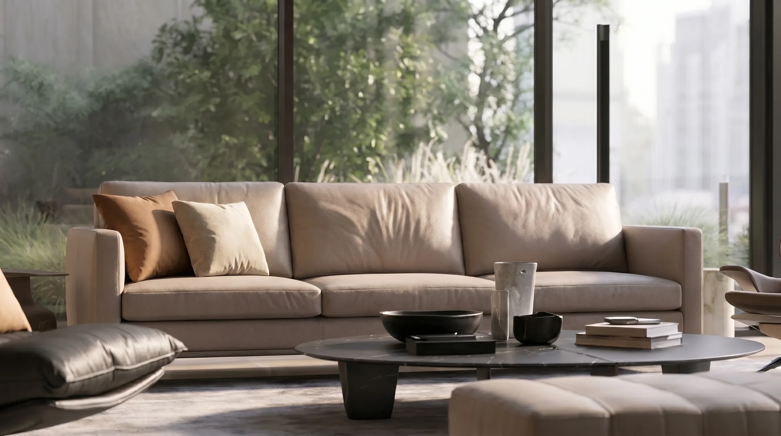 Antea Sofa in a modern living room setting
