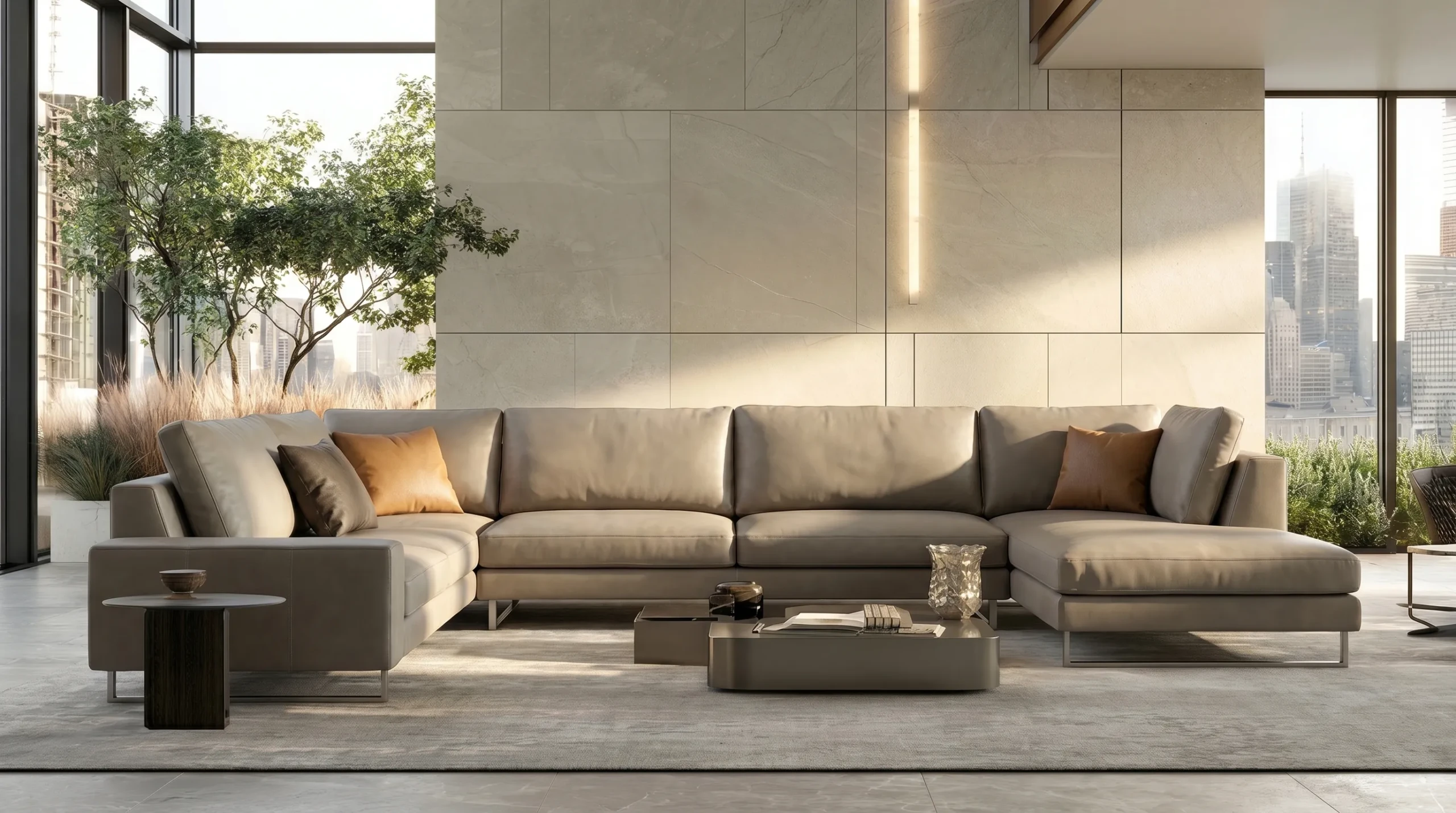 Antea Sofa styled in a contemporary interior