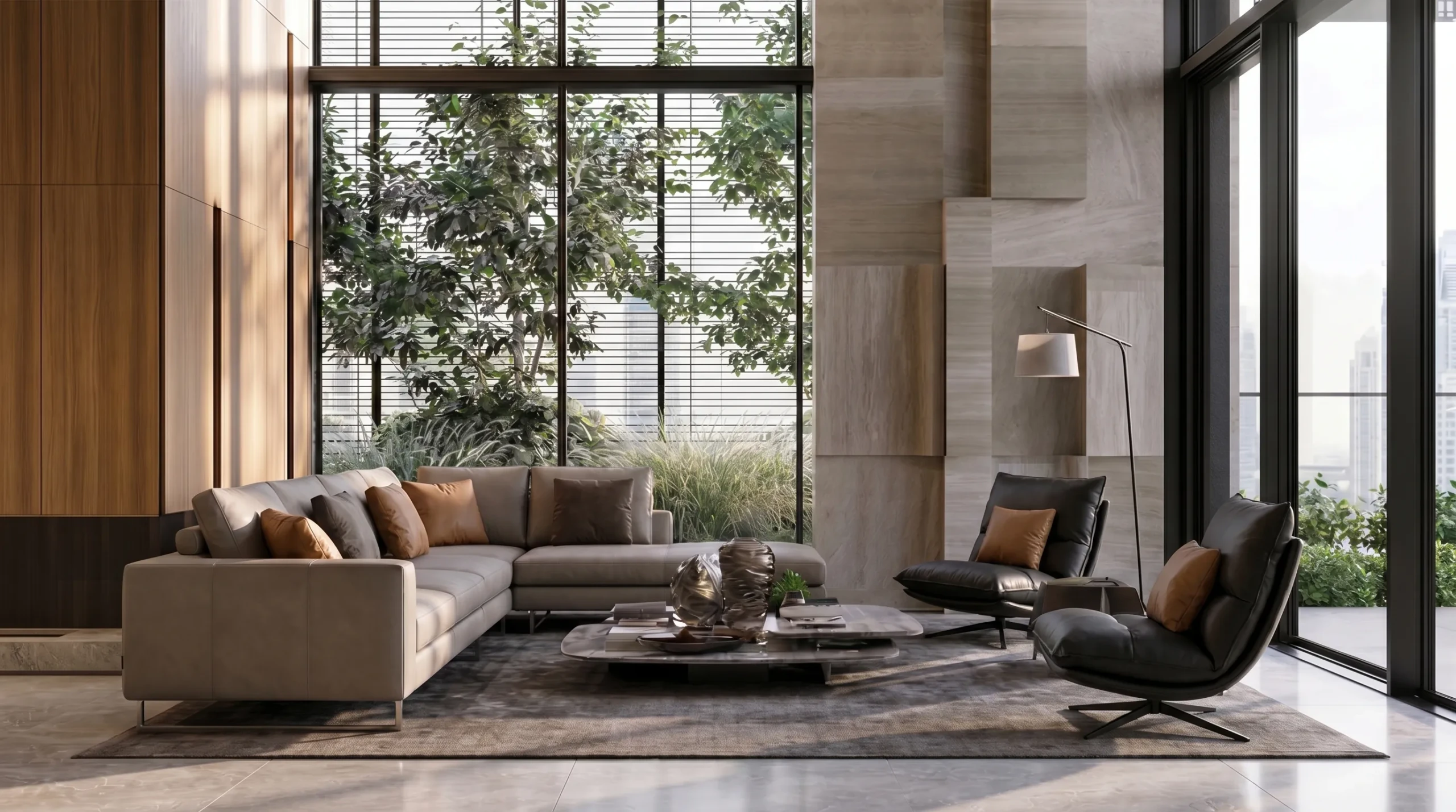 Antea Sofa in a designer lounge setting
