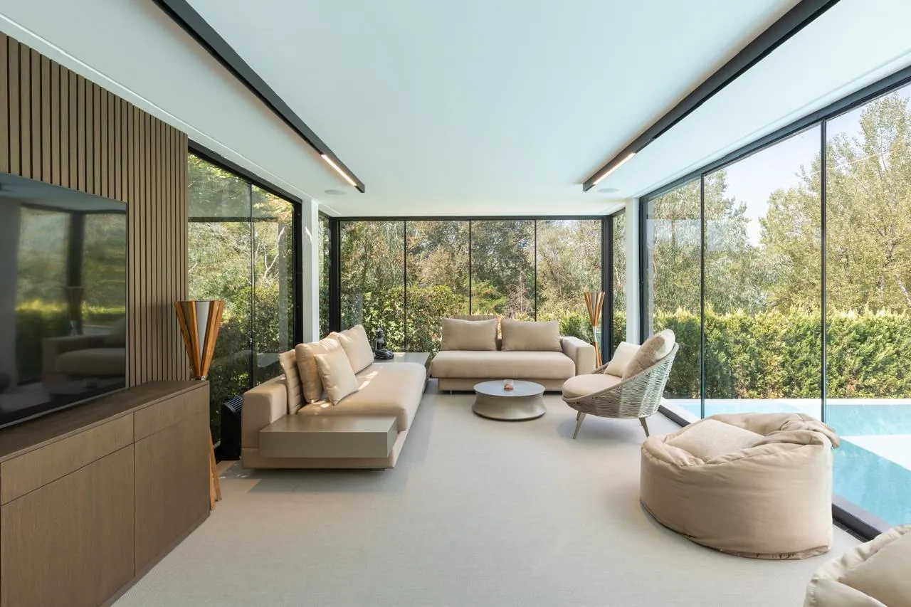 Aria Modular Sofa Configuration in a modern living room setting