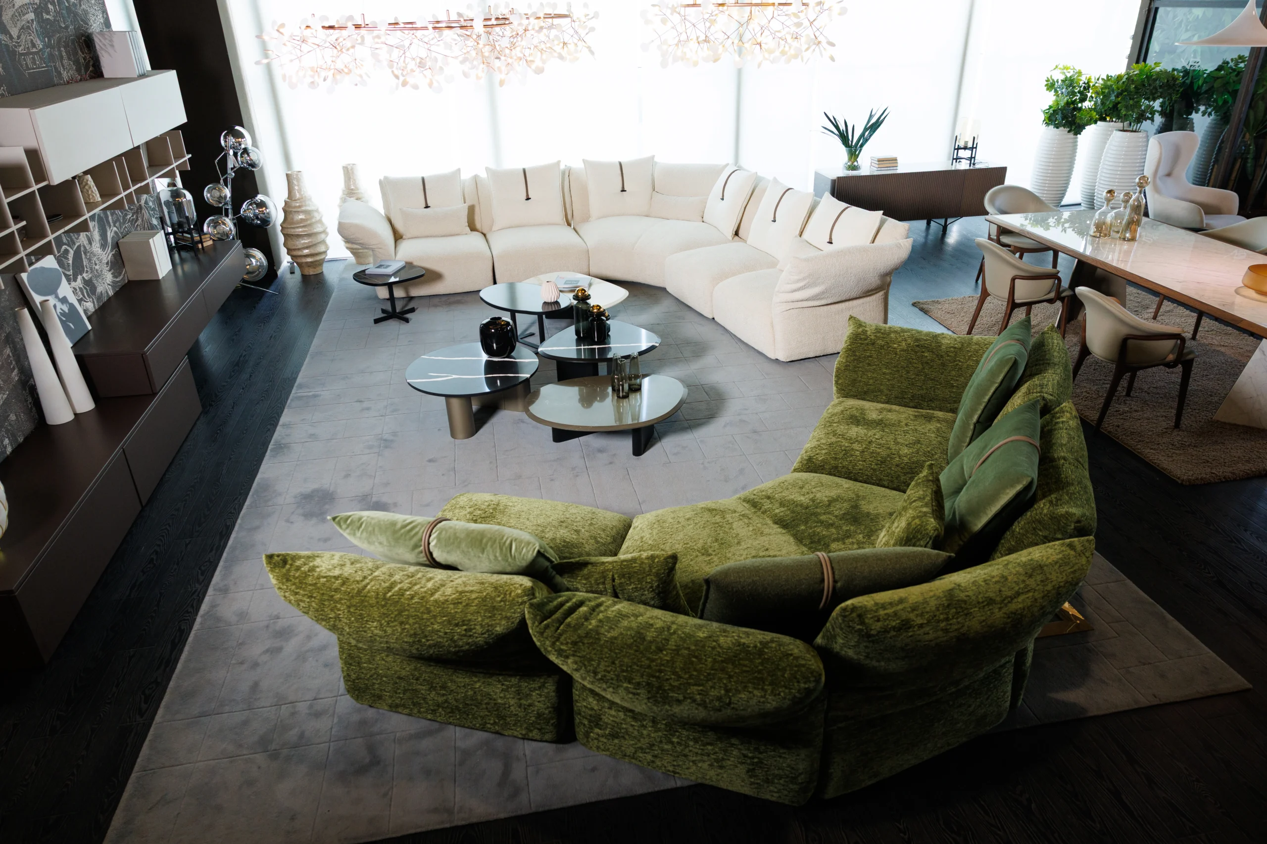 Bisous coffee table styled in a contemporary interior