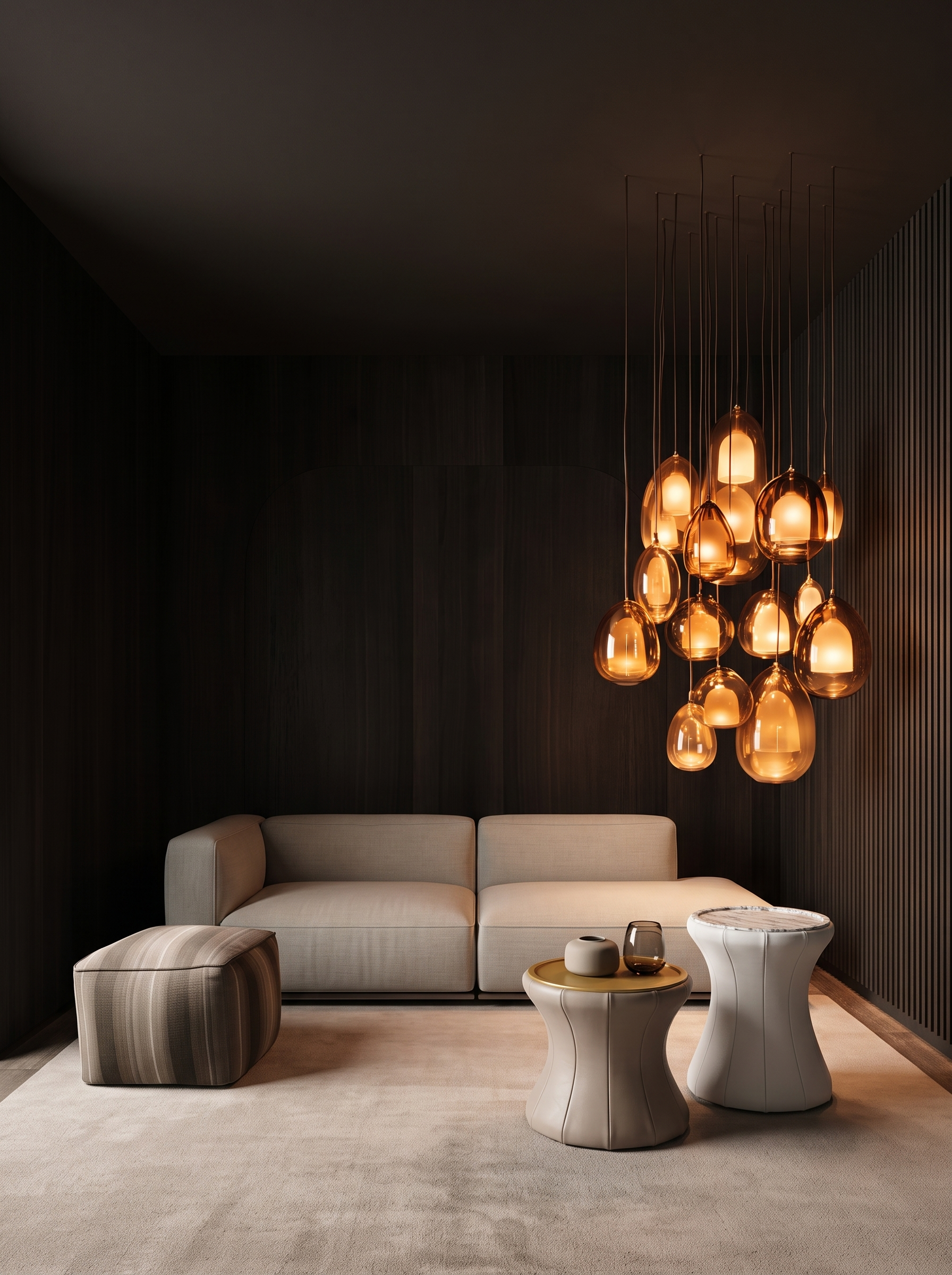 Bria coffee table in a modern living room setting
