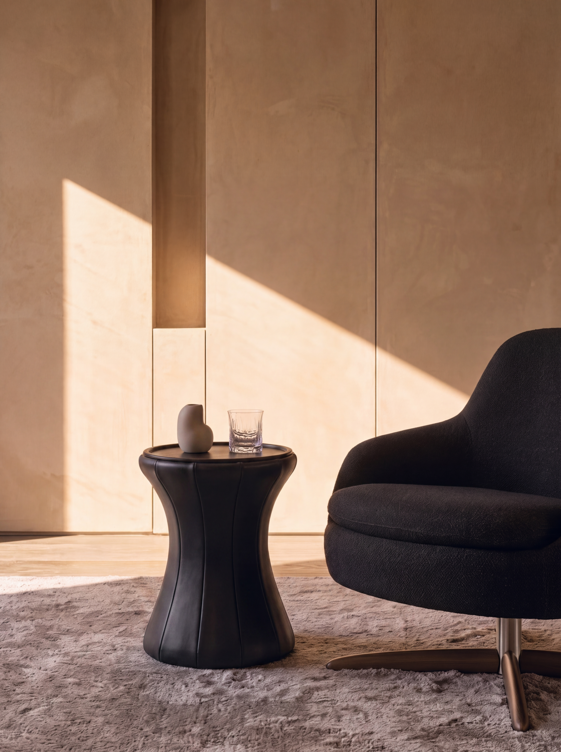 Bria coffee table styled in a contemporary interior