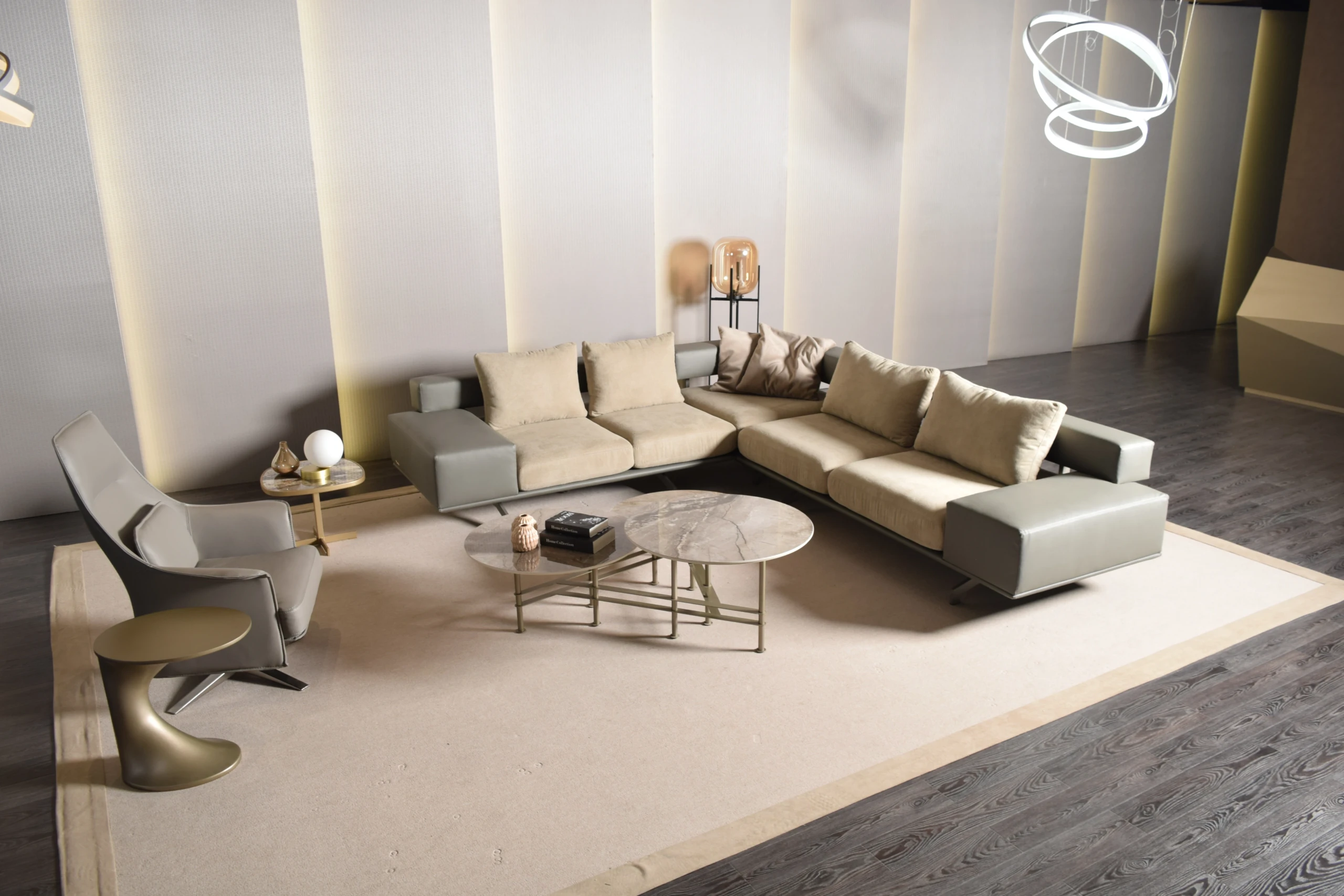 Campioni coffee table in a modern living room setting