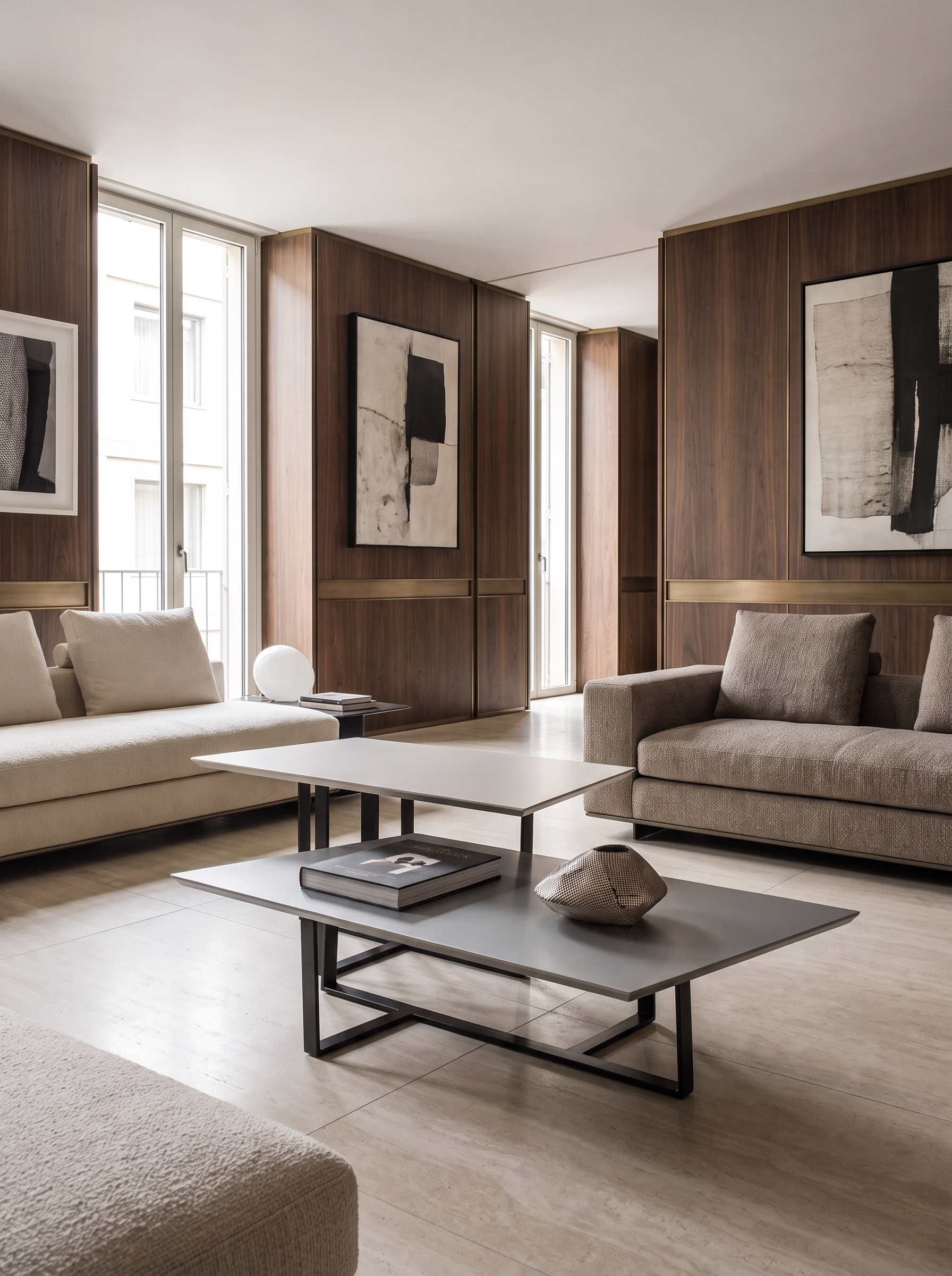 Clayton ct coffee table in a designer lounge setting