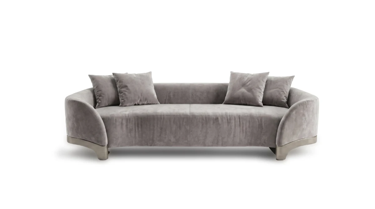 Clement sectional sofa on white background