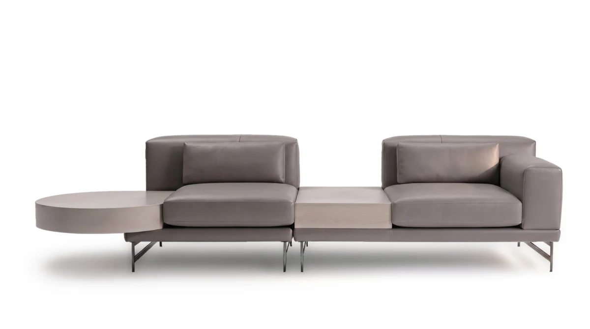 Cristiano sectional sofa on white background