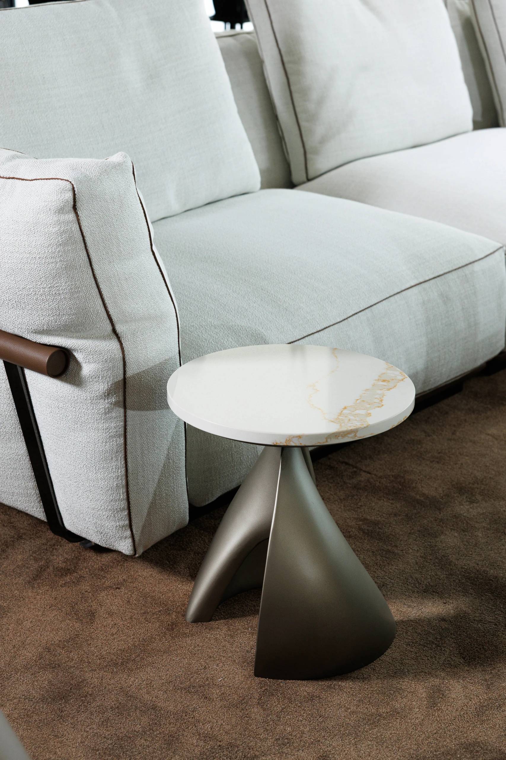 Dea coffee table styled in a contemporary interior