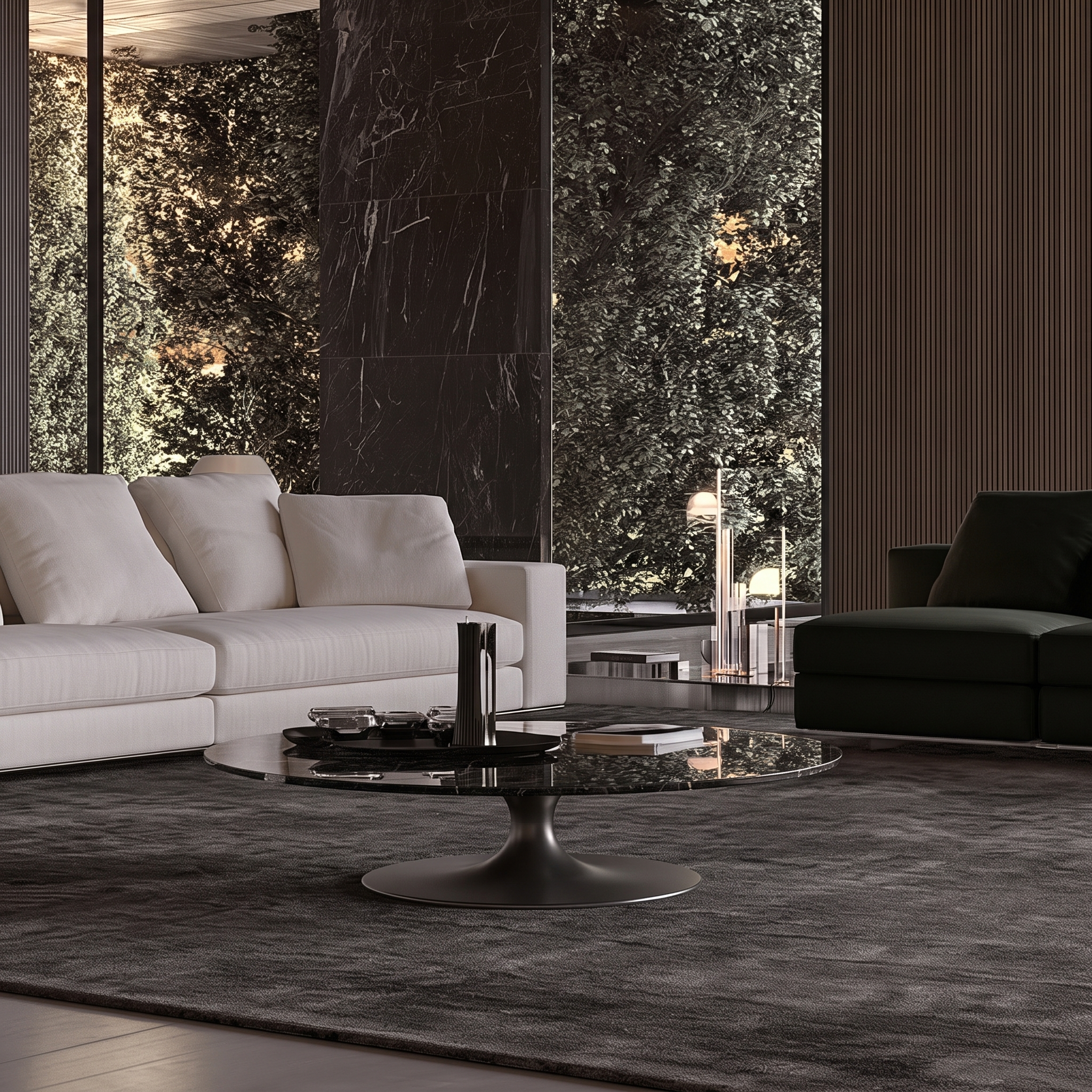 Dublin coffee table styled in a contemporary interior