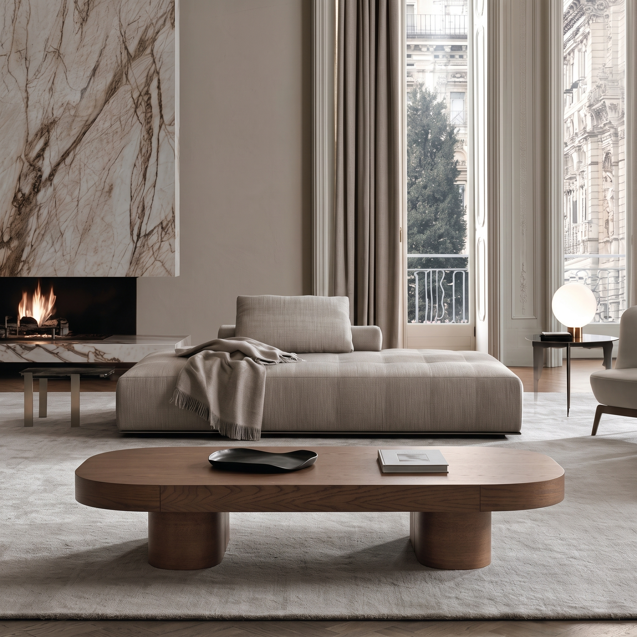Flavio CT coffee table styled in a contemporary interior