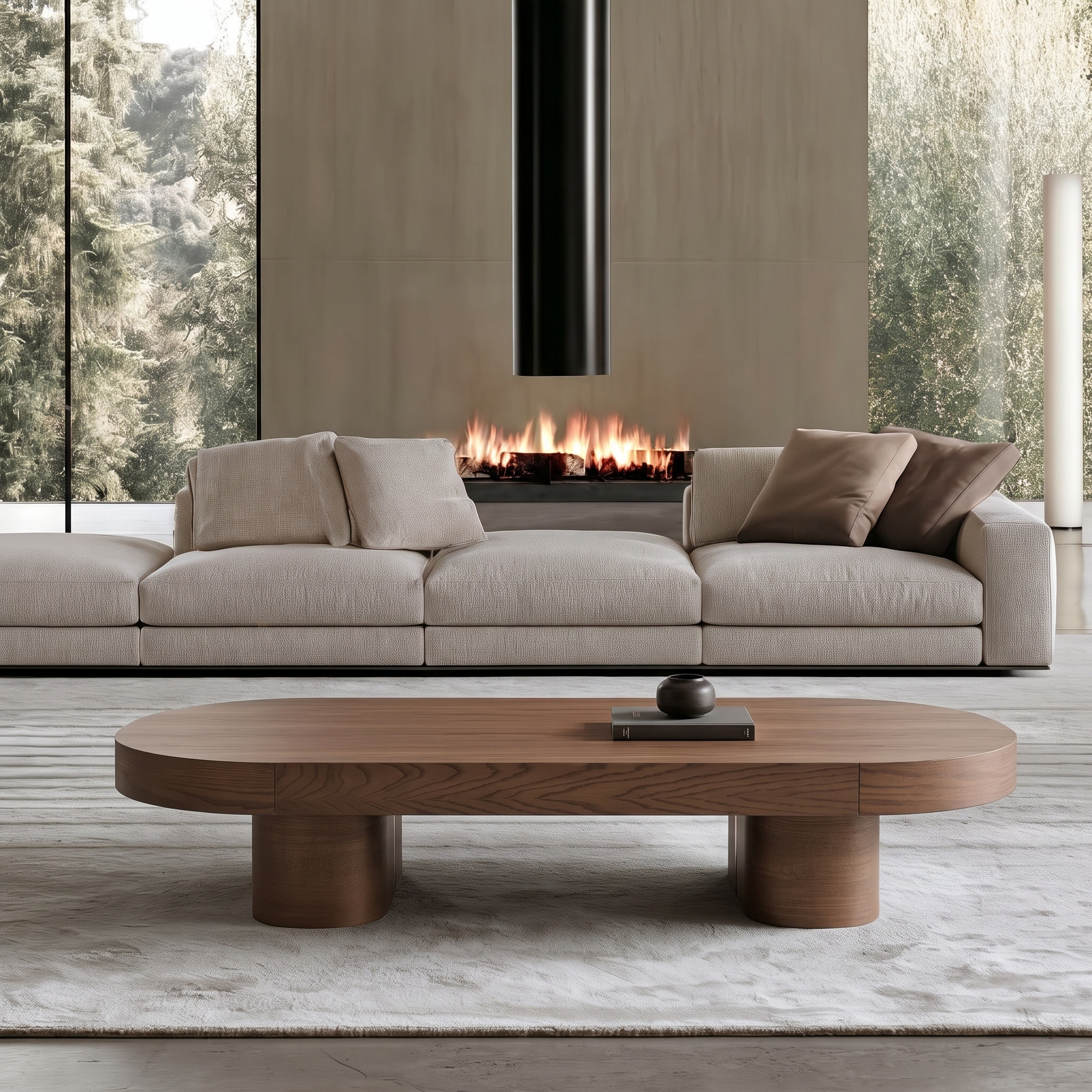 Flavio CT coffee table in a stylish home interior
