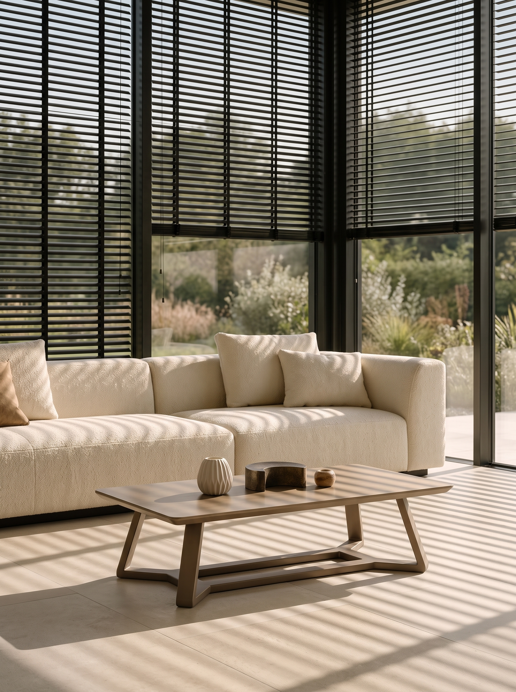 Floyd coffee table styled in a contemporary interior