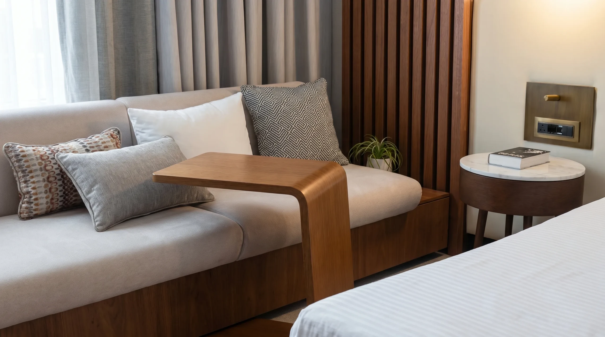 Frieda Sofa styled in a contemporary interior