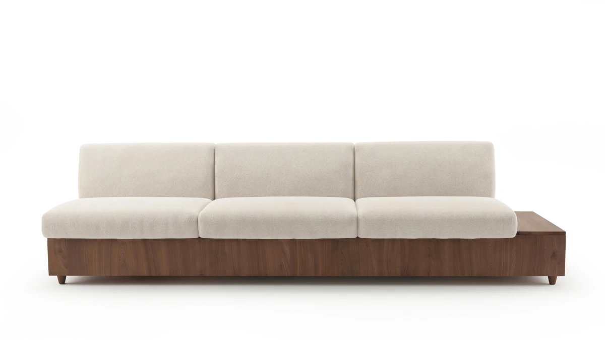Frieda sectional sofa on white background