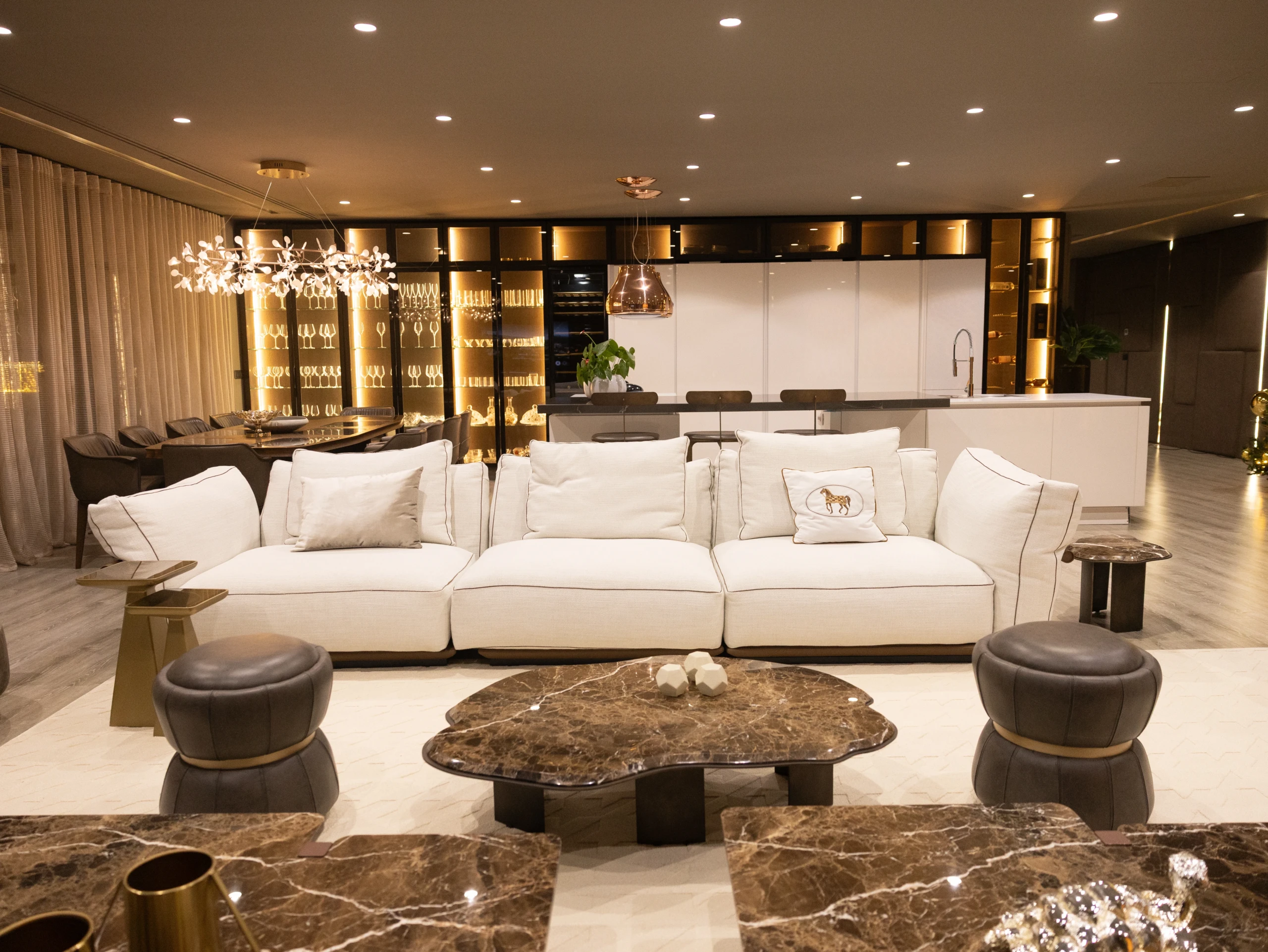 Galla coffee table styled in a contemporary interior