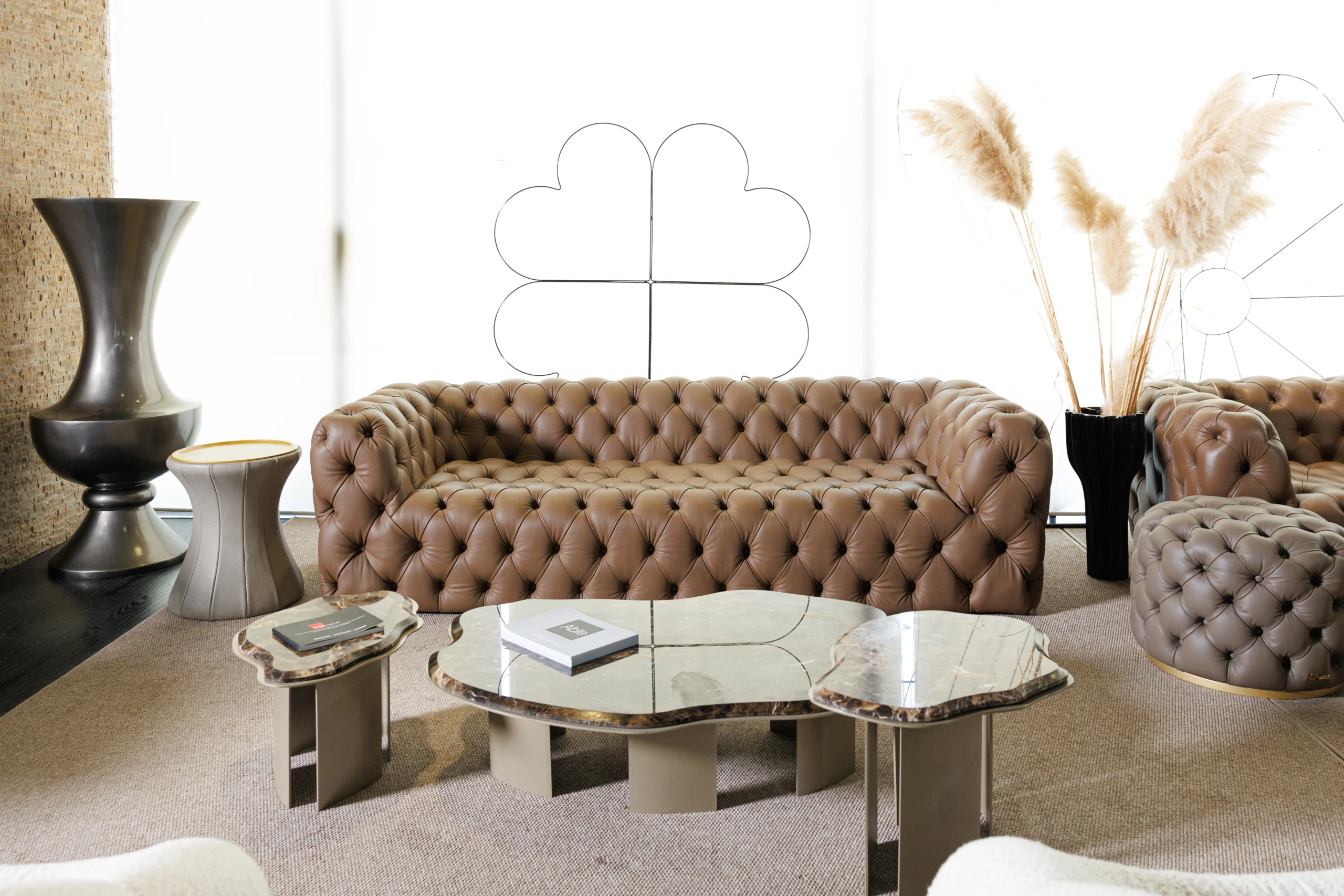 Galla coffee table in a designer lounge setting