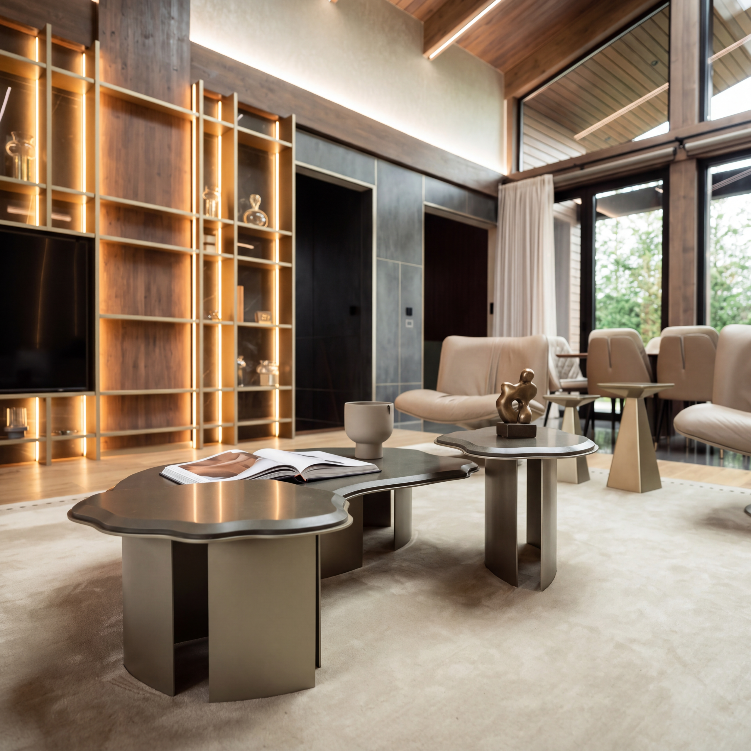 Galla coffee table styled in a minimalist living space