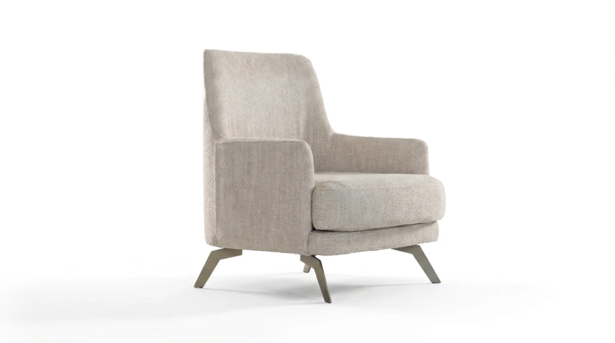 Gallia armchair on white background