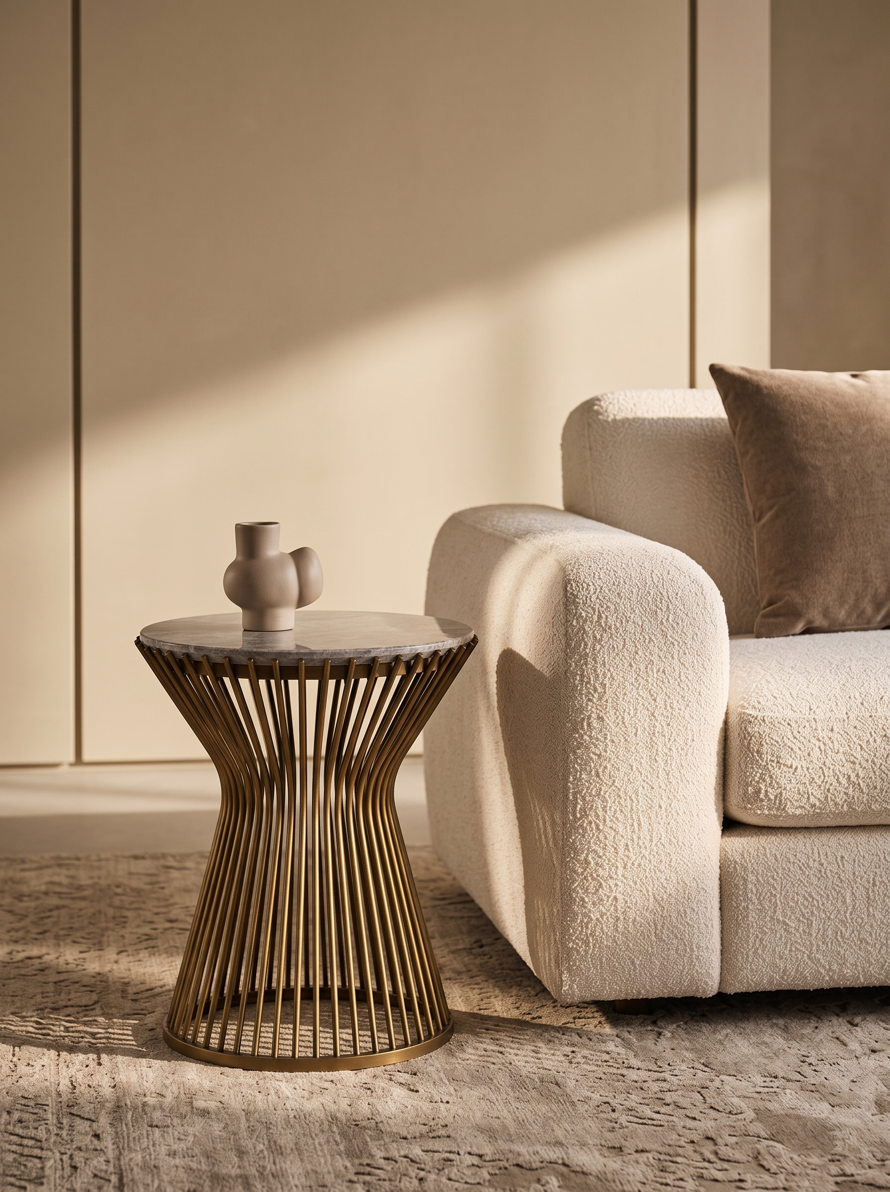 Hena coffee table styled in a contemporary interior