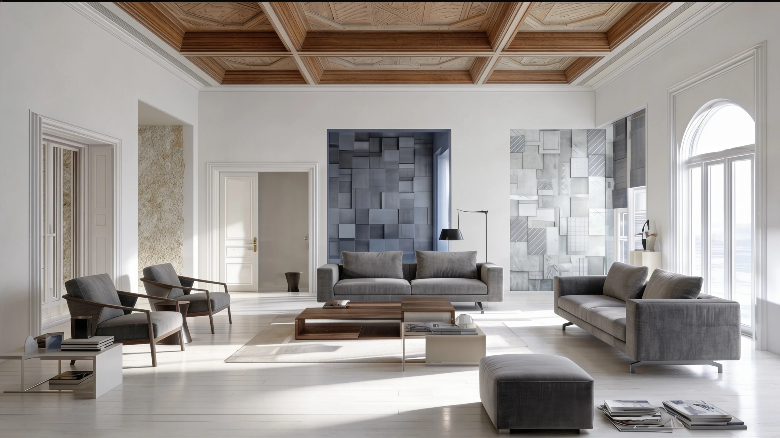 Ingrid Luxury Sofa in a designer lounge setting
