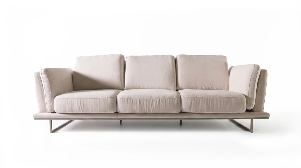 Iris sectional sofa on white background