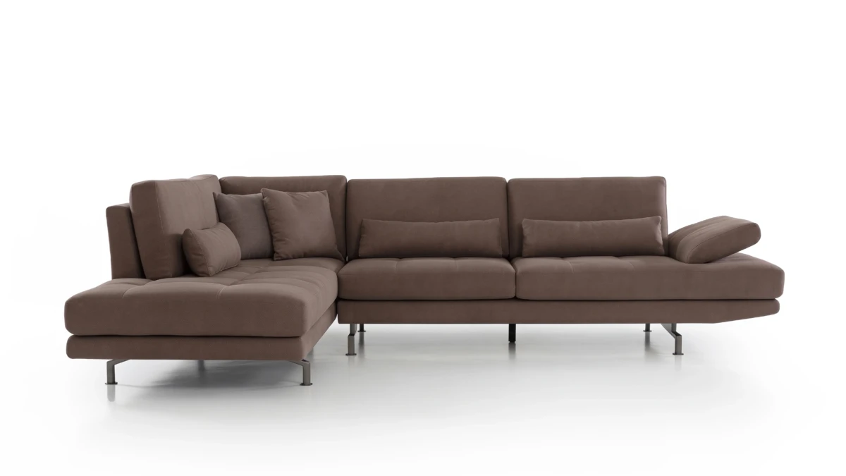 Joy sectional sofa on white background