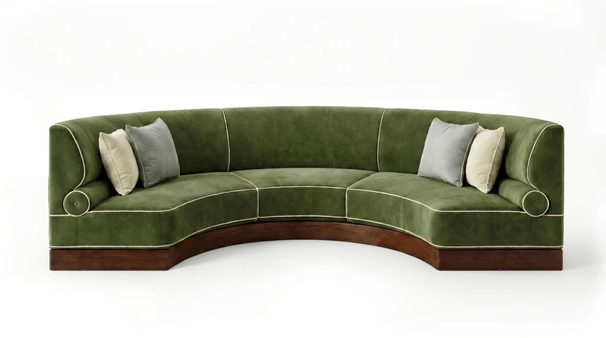 Lawence sofa with solid wood base, Able Be Modern Commercial Collection