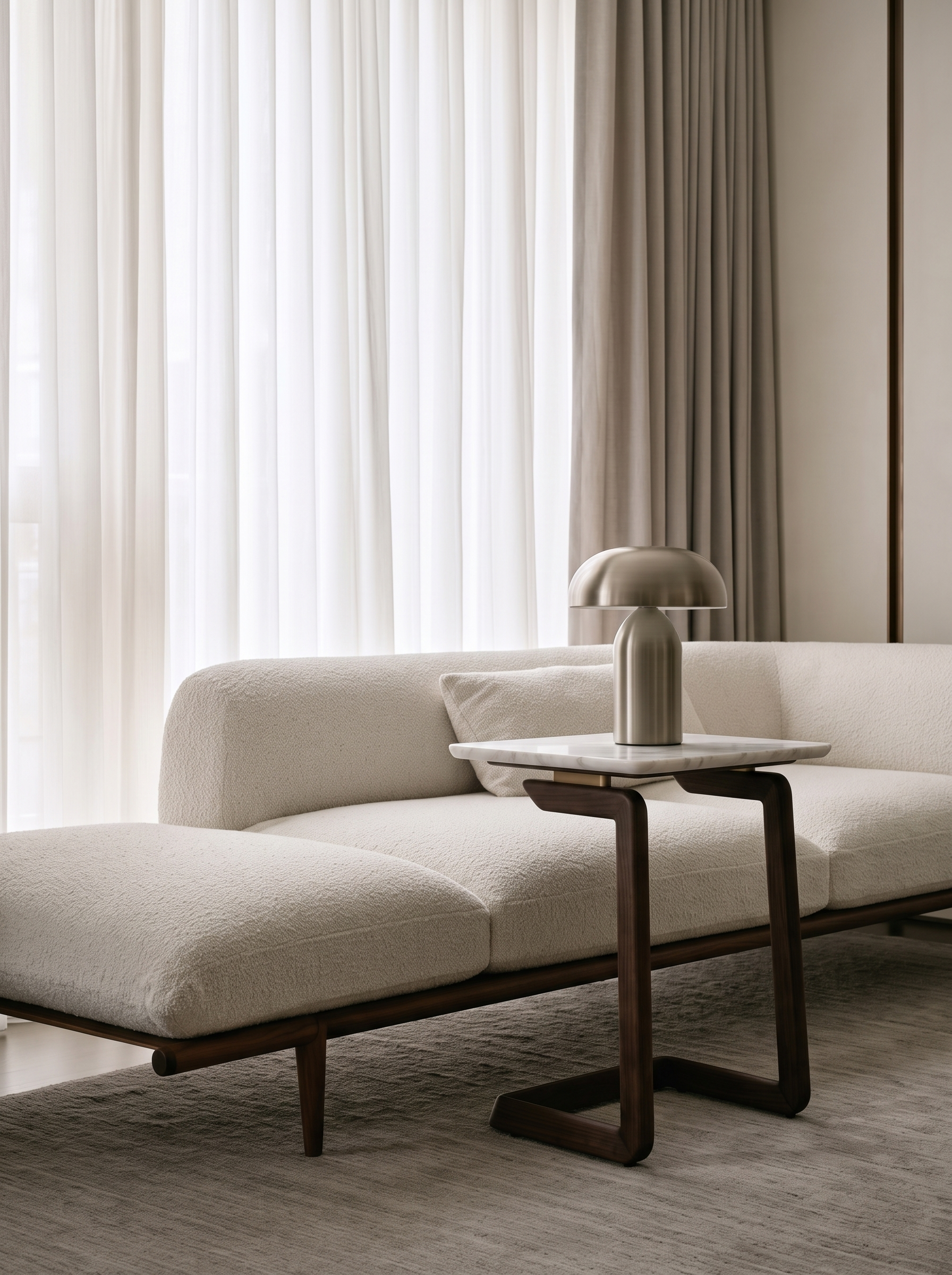 Layla coffee table in a modern living room setting