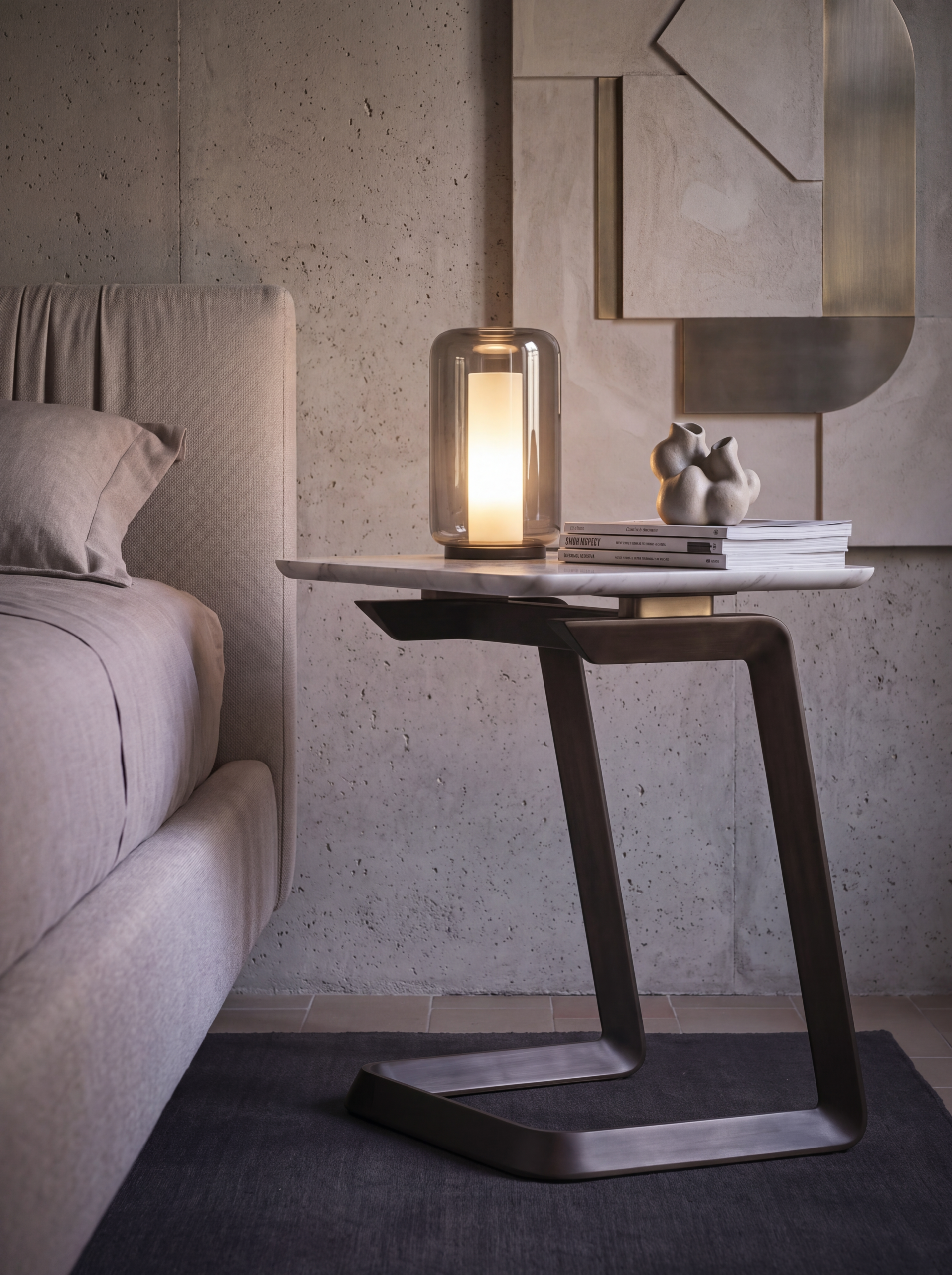 Layla coffee table styled in a contemporary interior