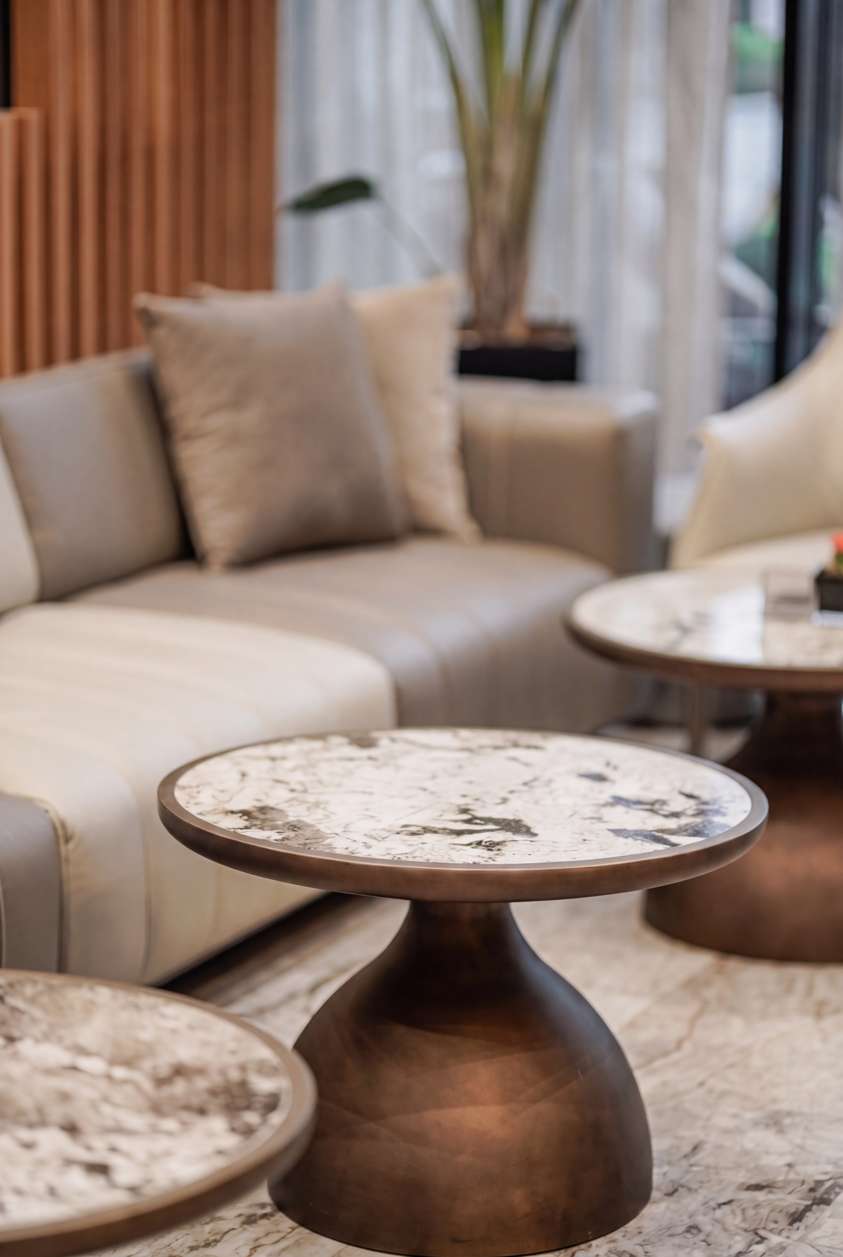Marsie coffee table in a stylish home interior