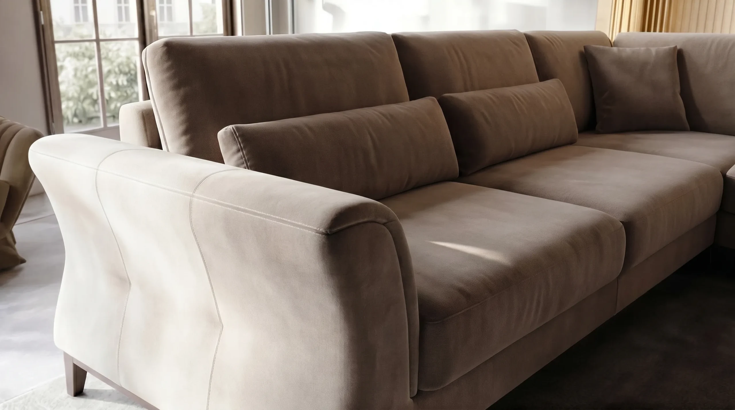 Megoda Sofa: Contemporary Sophistication styled in a contemporary interior