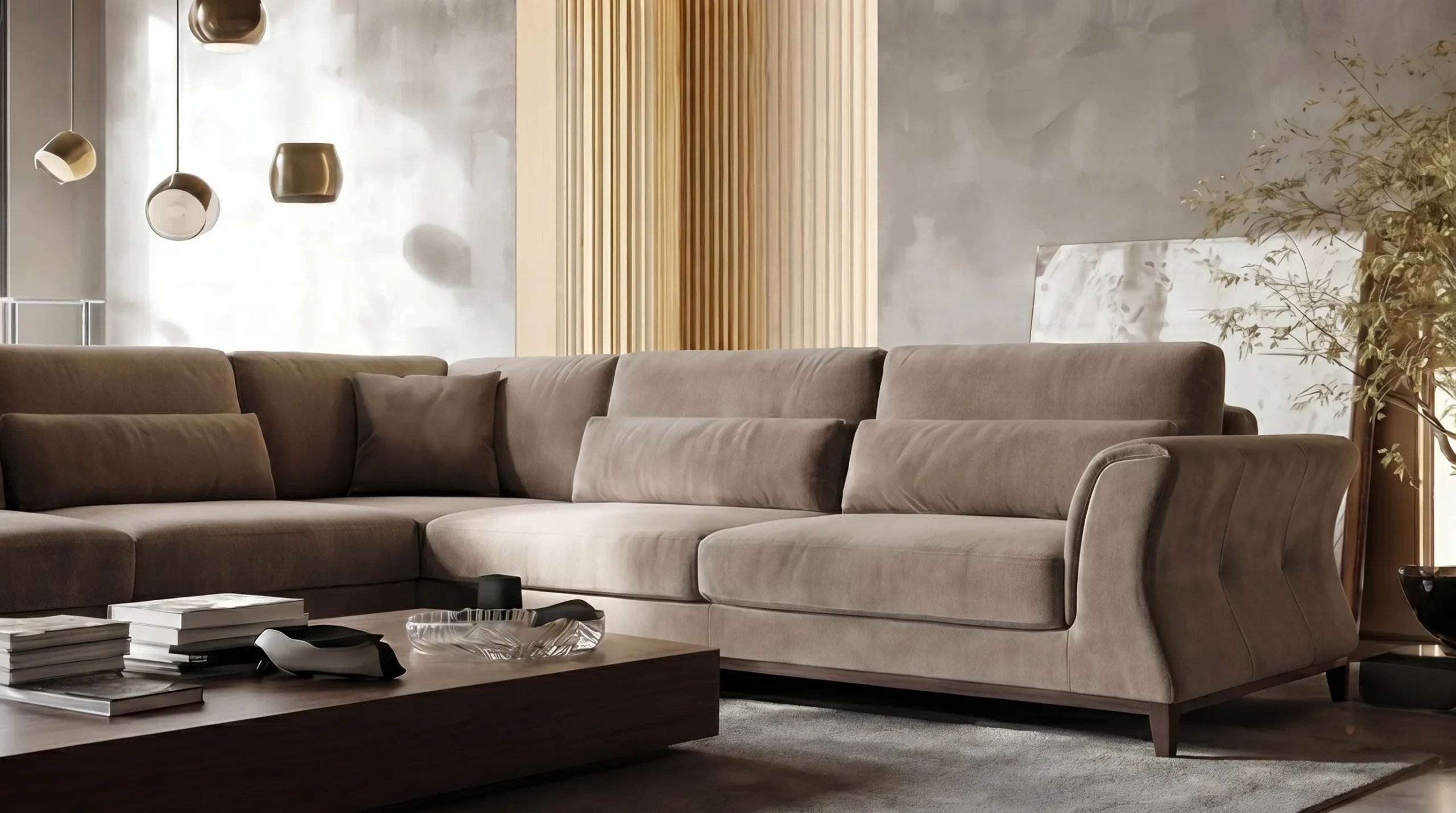 Megoda Sofa: Contemporary Sophistication in a designer lounge setting