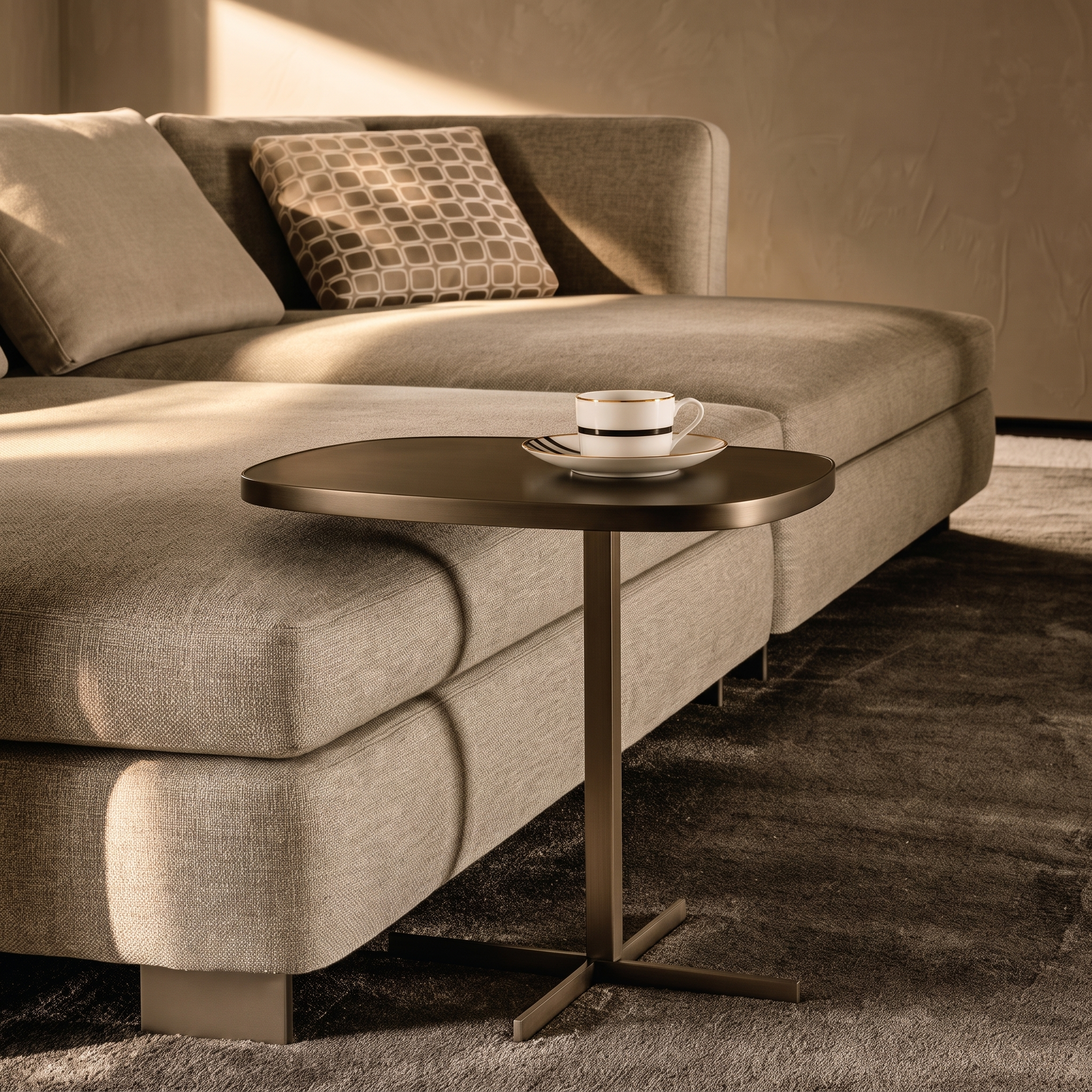 Mon coffee table styled in a contemporary interior