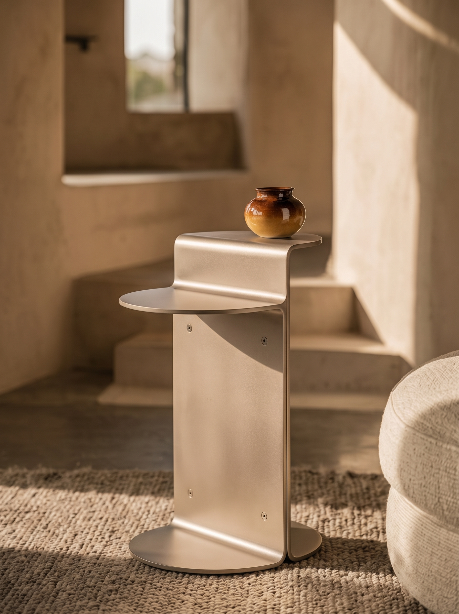 Nobu coffee table styled in a minimalist living space