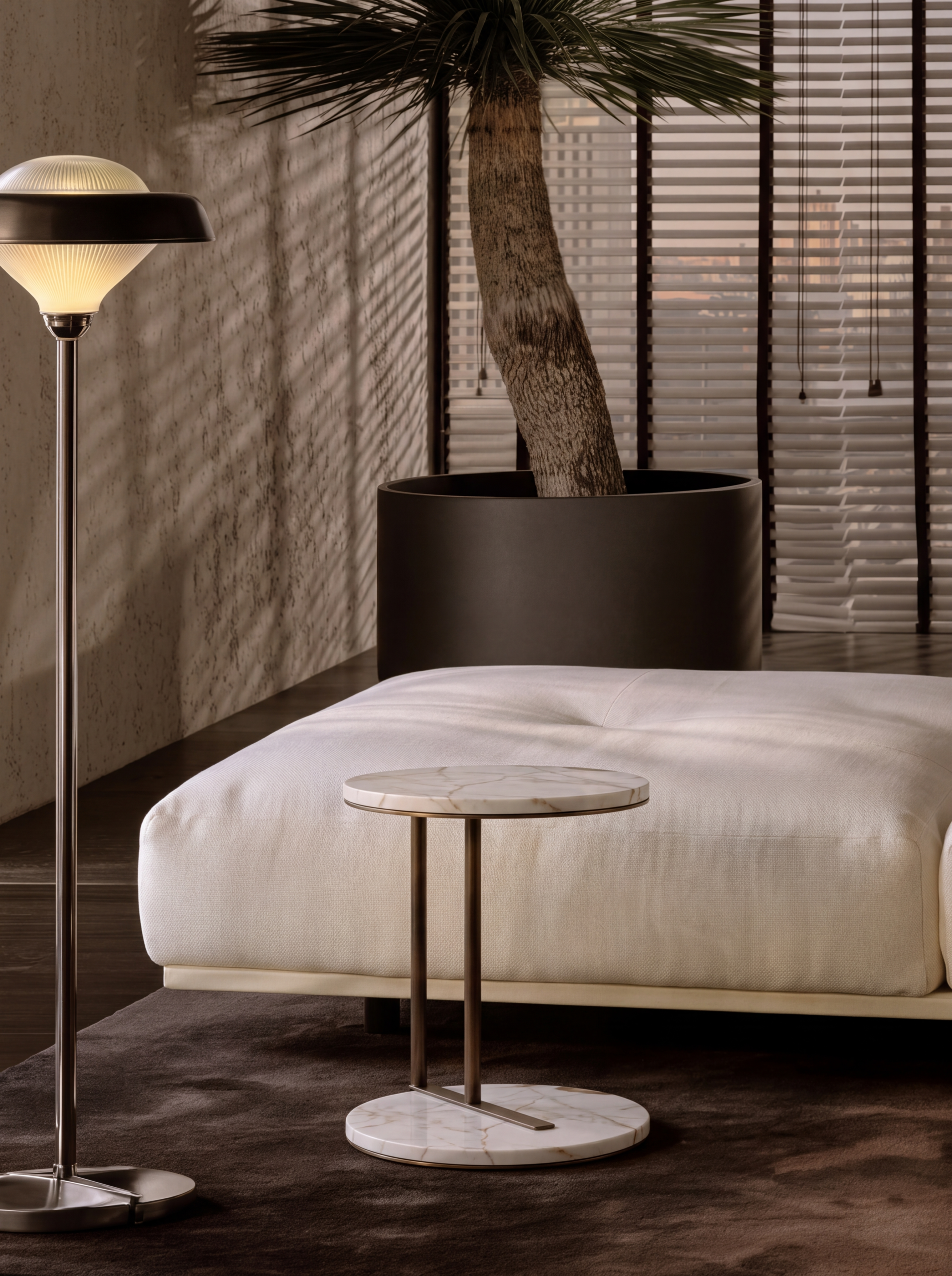 Orion coffee table in a stylish home interior